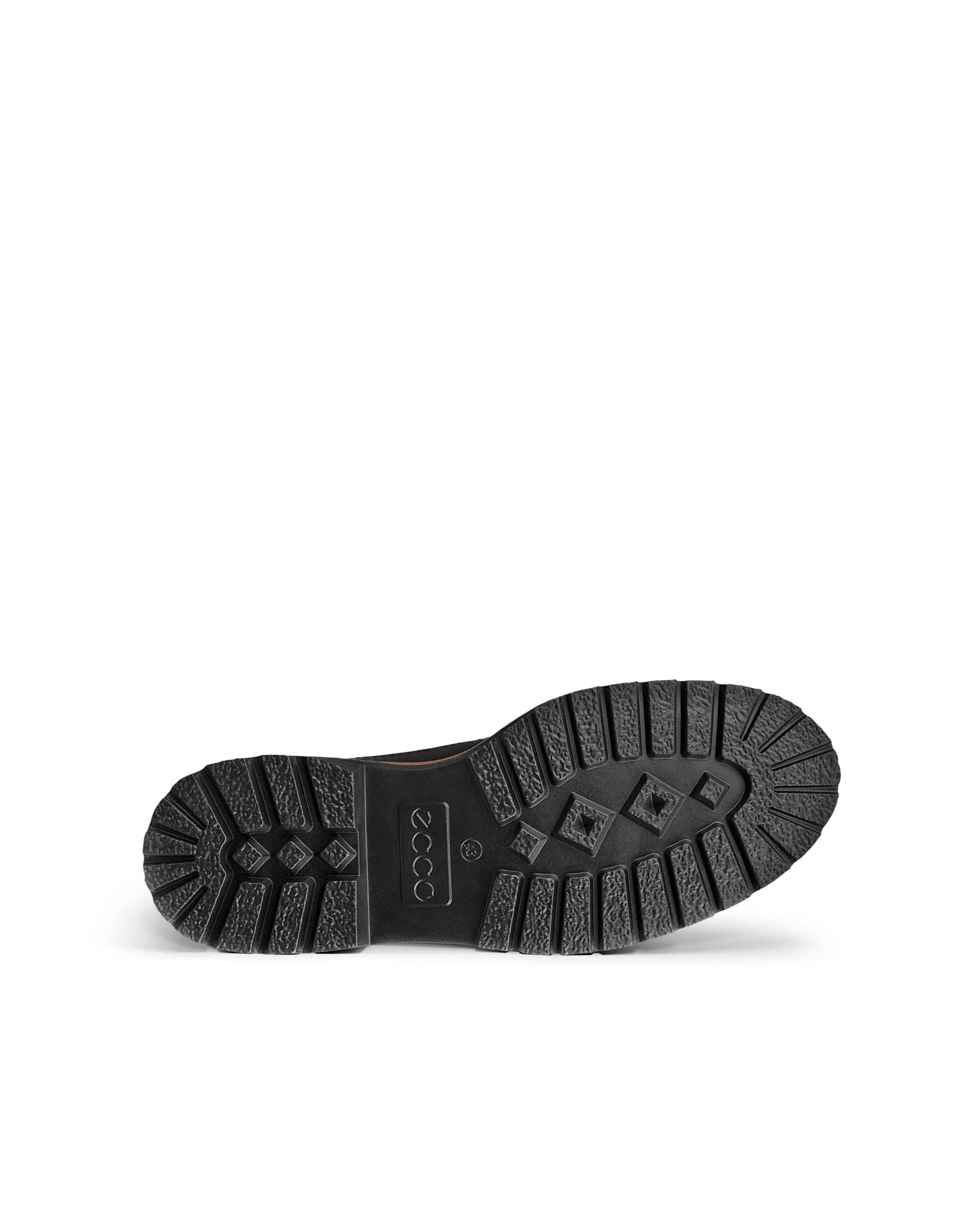 Pánske nubukové šnurovacie čižmy po členky ECCO® CHARLESTOWN - Čierna - Sole