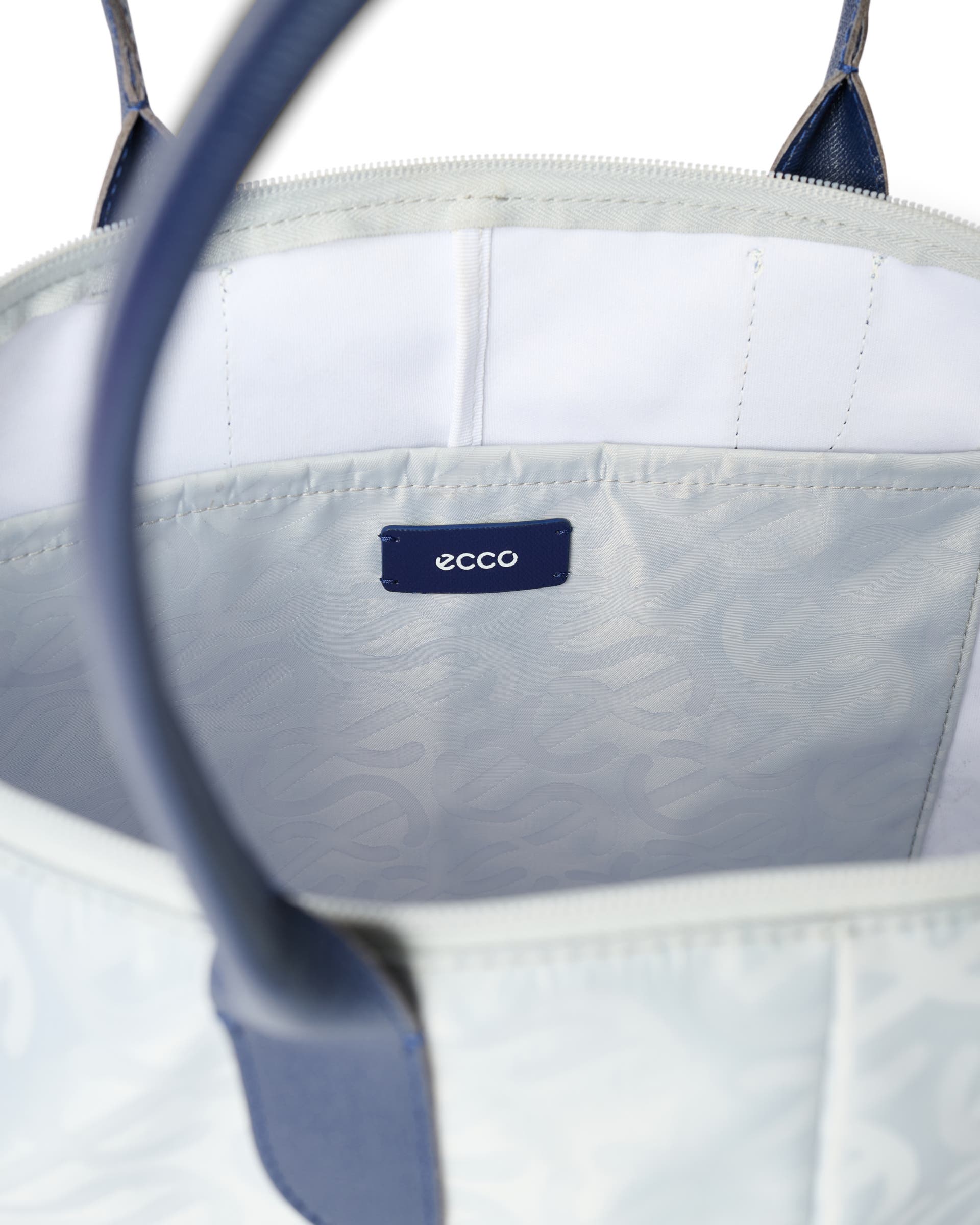 ECCO® Tote Shopper aus Leder - Grau - Inside