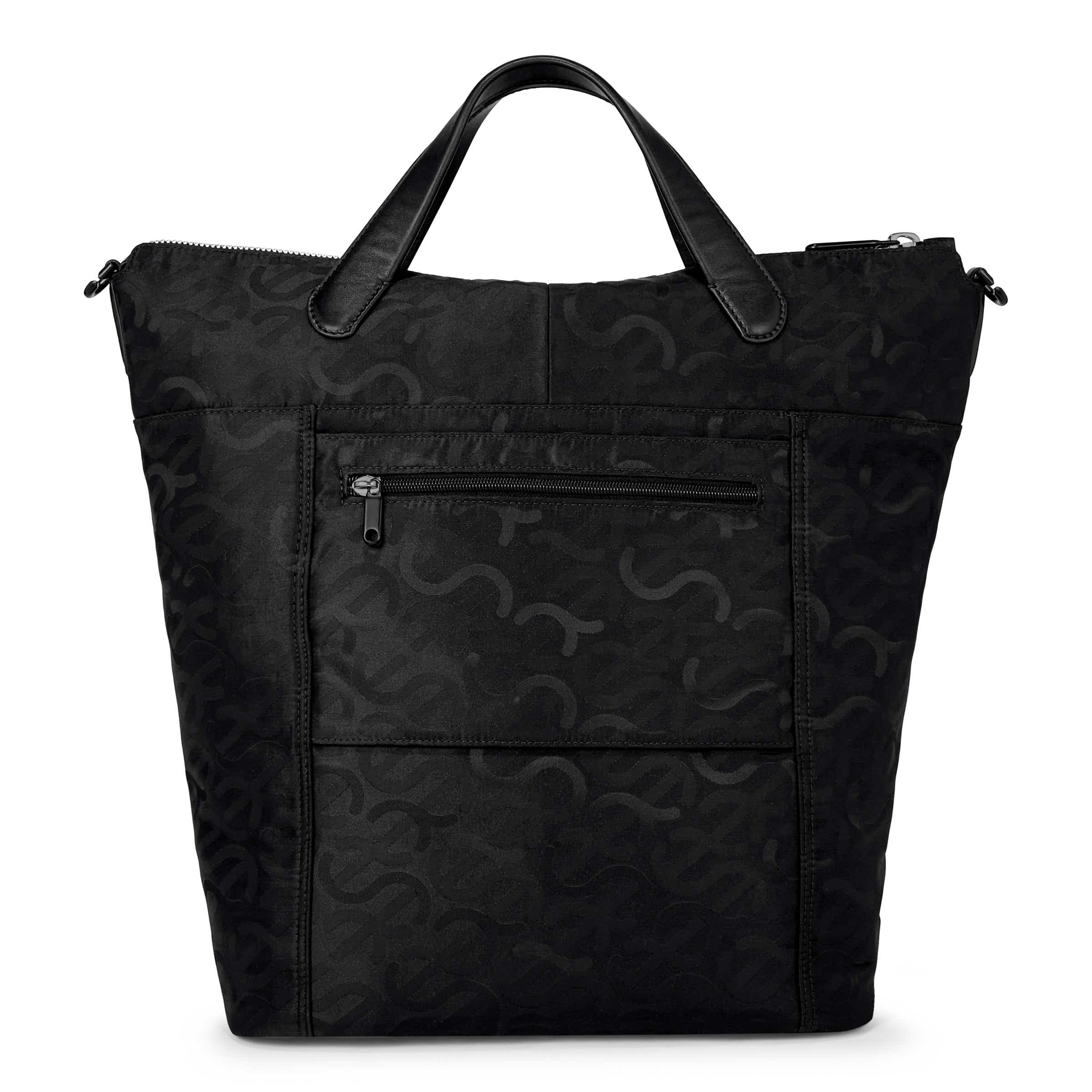 ECCO® Wave Leather Tote Bag - Black - Back