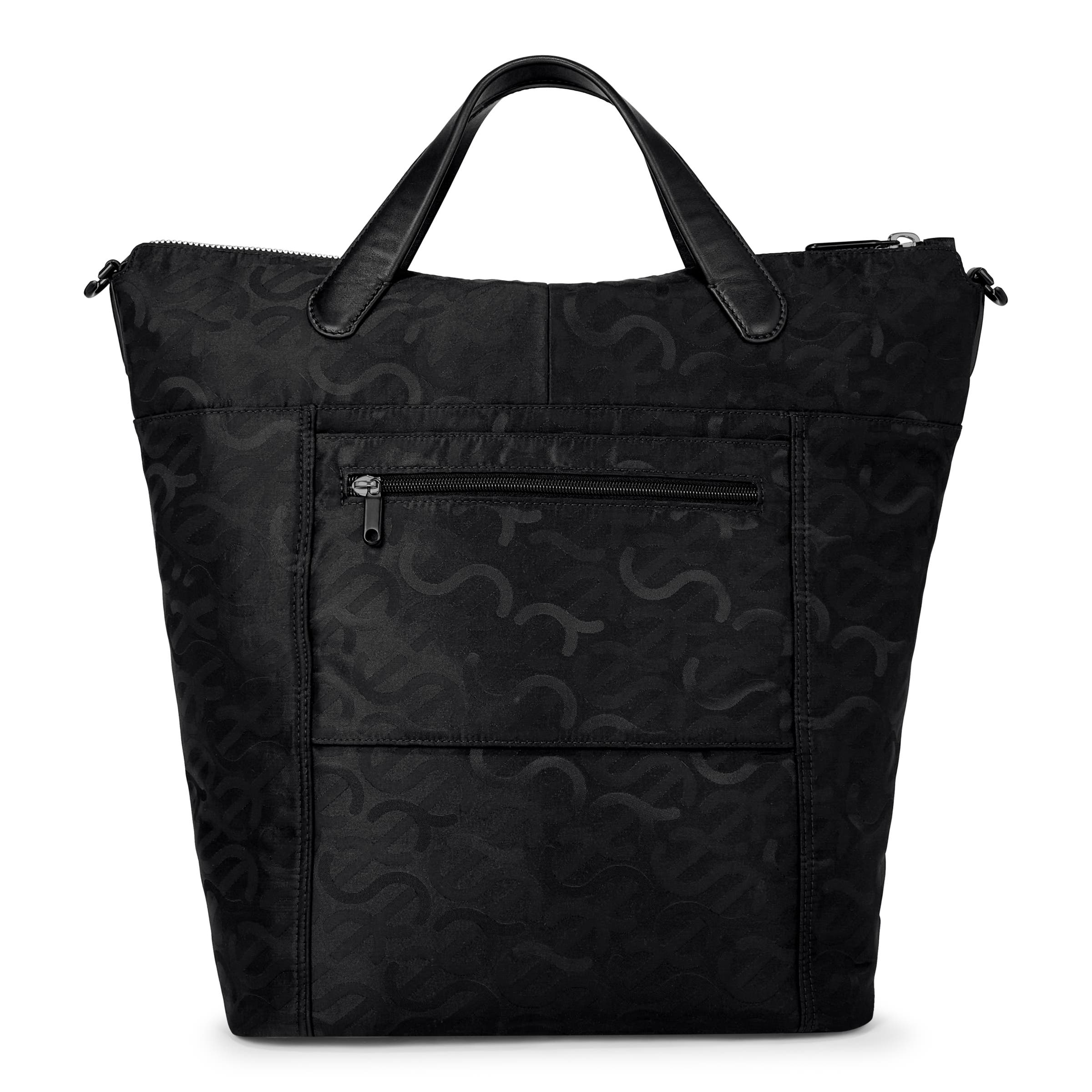 ECCO® Wave Leather Tote Bag - Black - Back