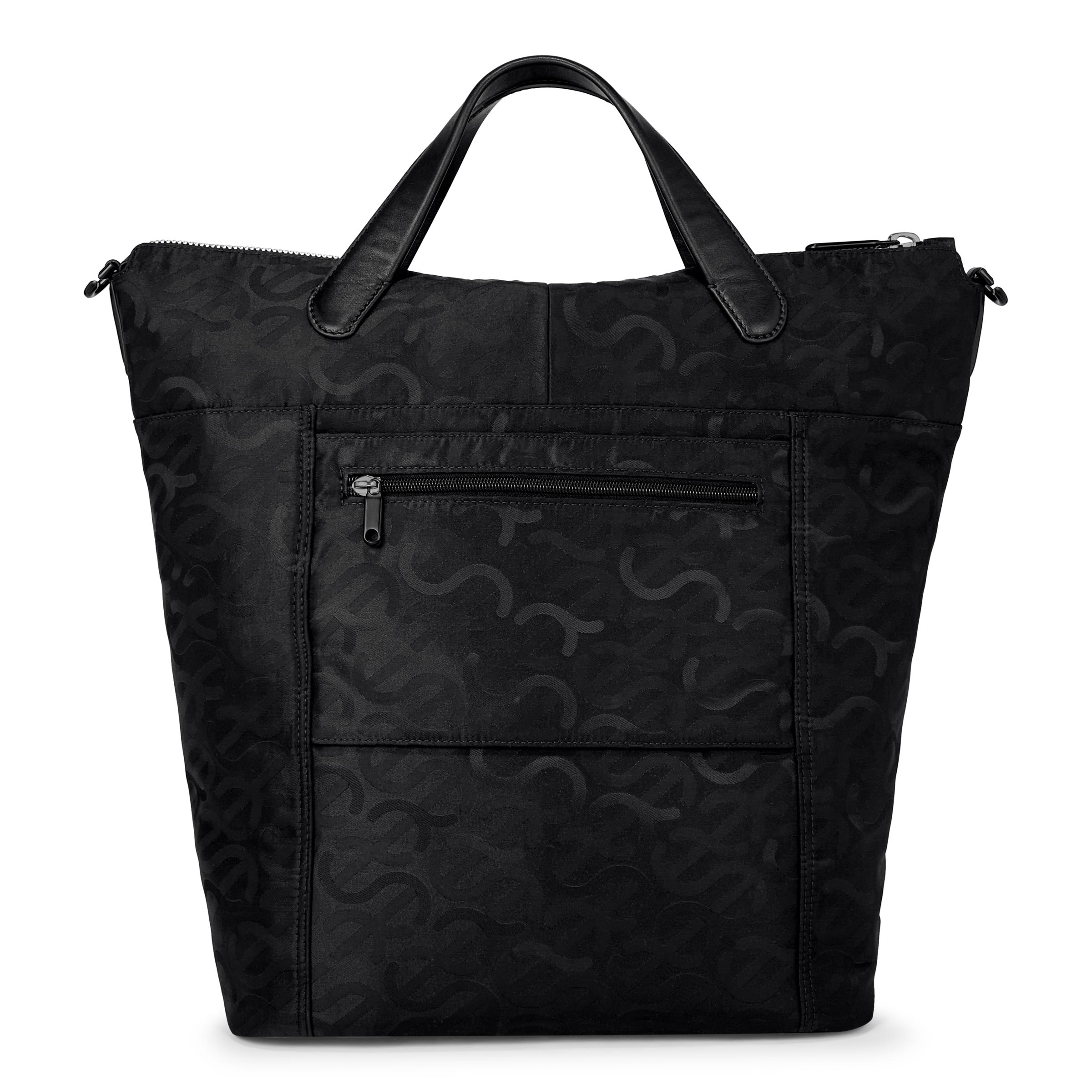 ECCO® Wave Leather Tote Bag - Black - Back