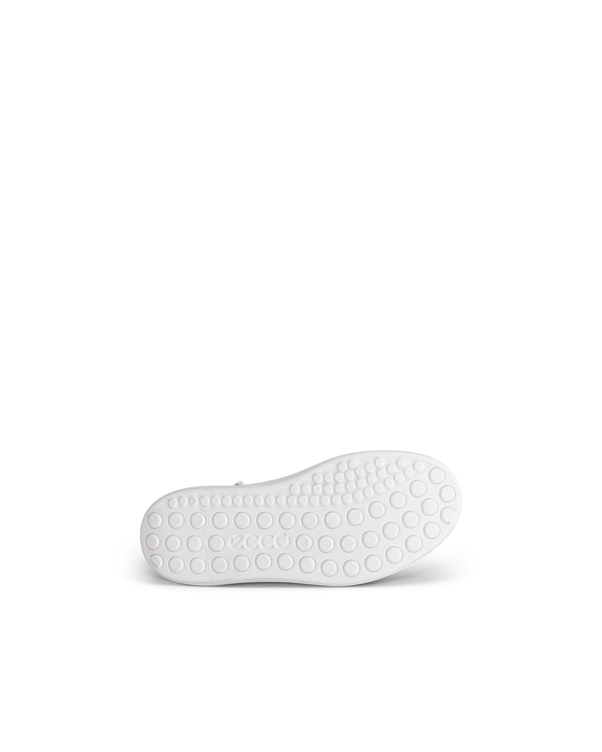 ECCO® Soft 60 højskaftet sneakers i læder til børn - Hvid - Sole