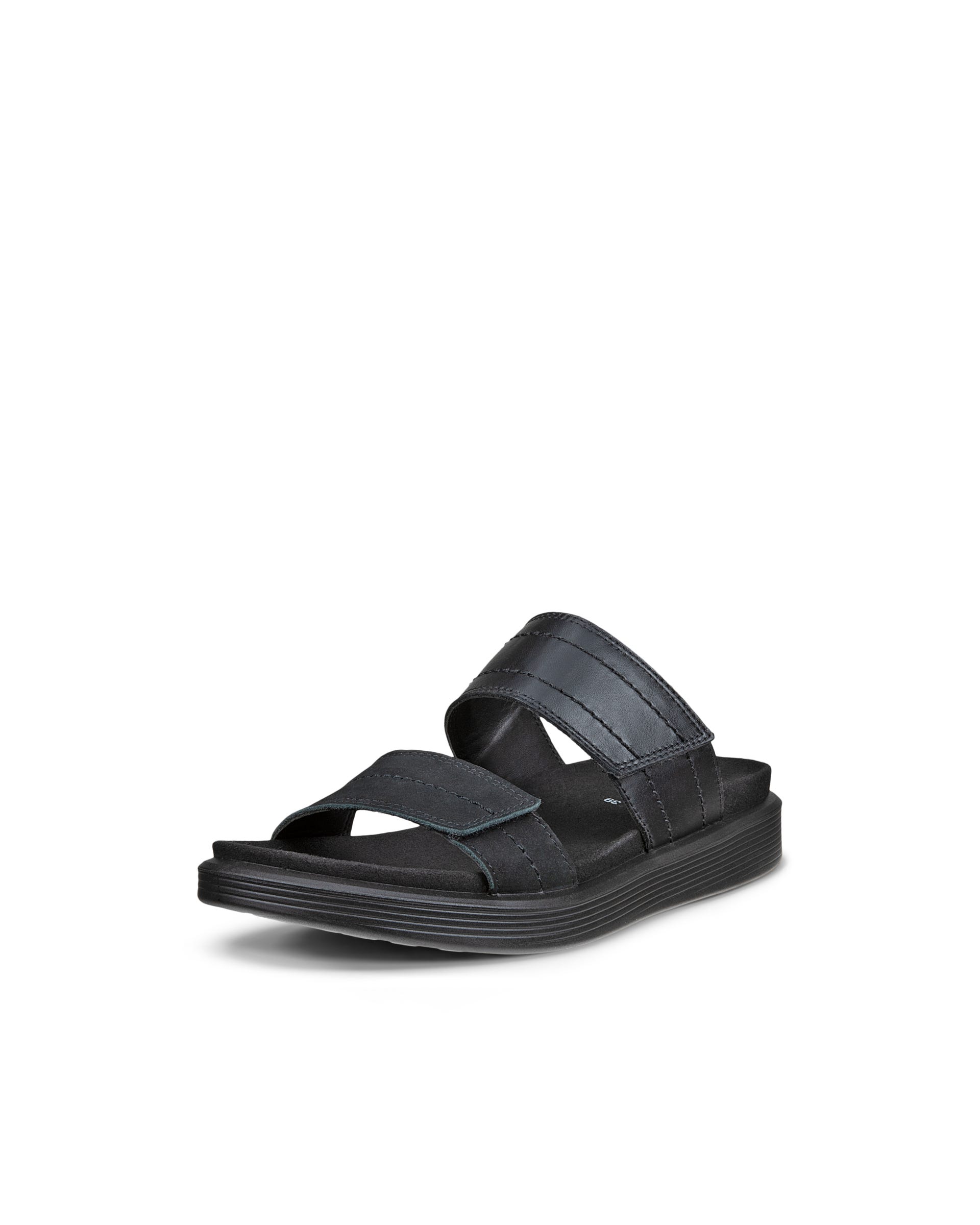 Women's ECCO® Soft Sandal Leather Slide Sandal