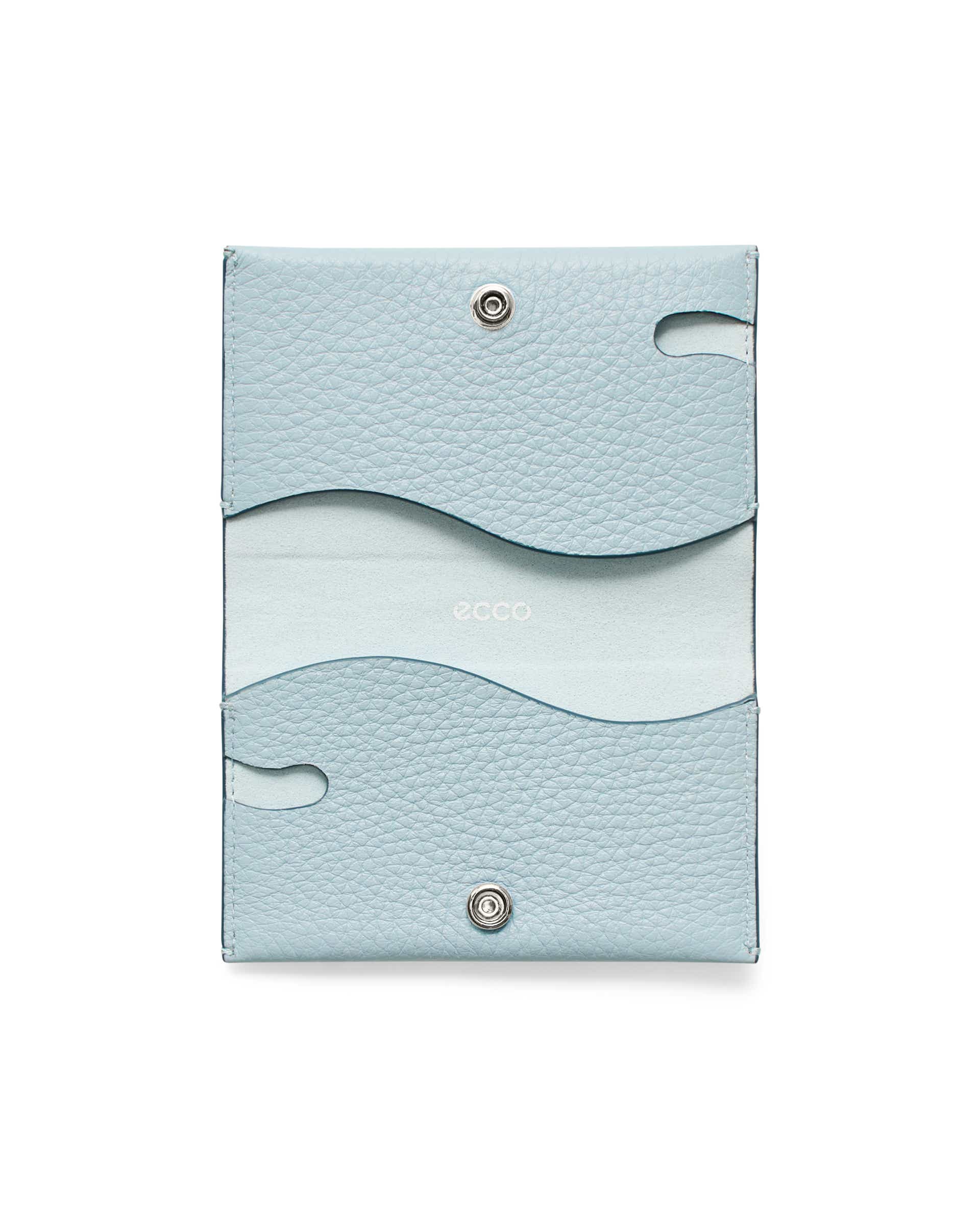 ECCO Business Card Purse レザーカードケース - ブルー - Birdeye