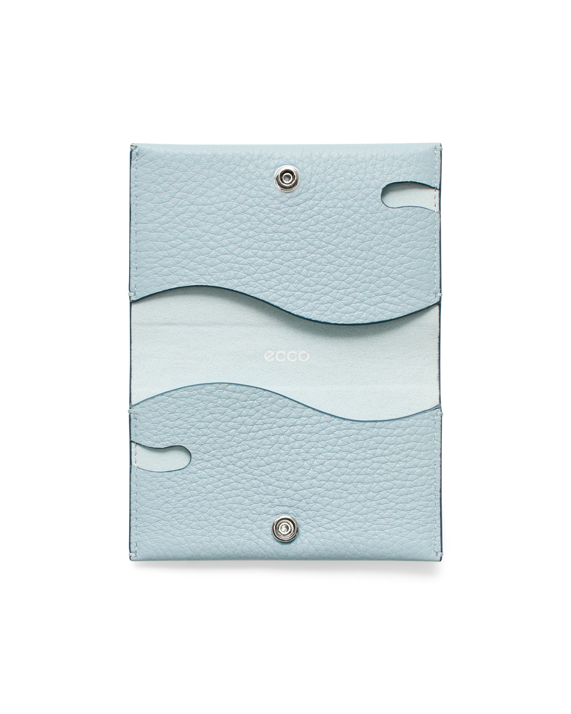 ECCO Business Card Purse レザーカードケース - ブルー - Birdeye