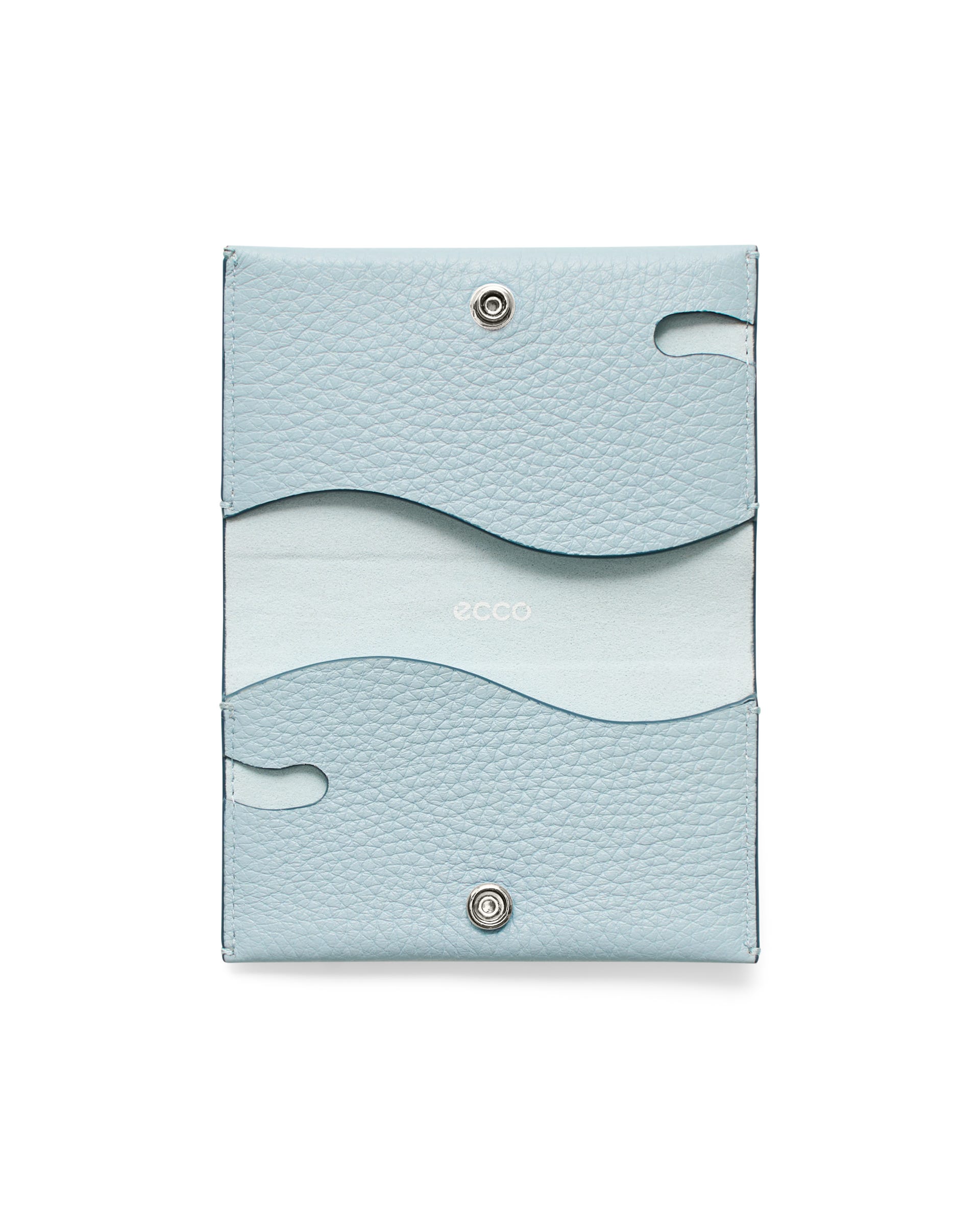 ECCO Business Card Purse レザーカードケース - ブルー - Birdeye