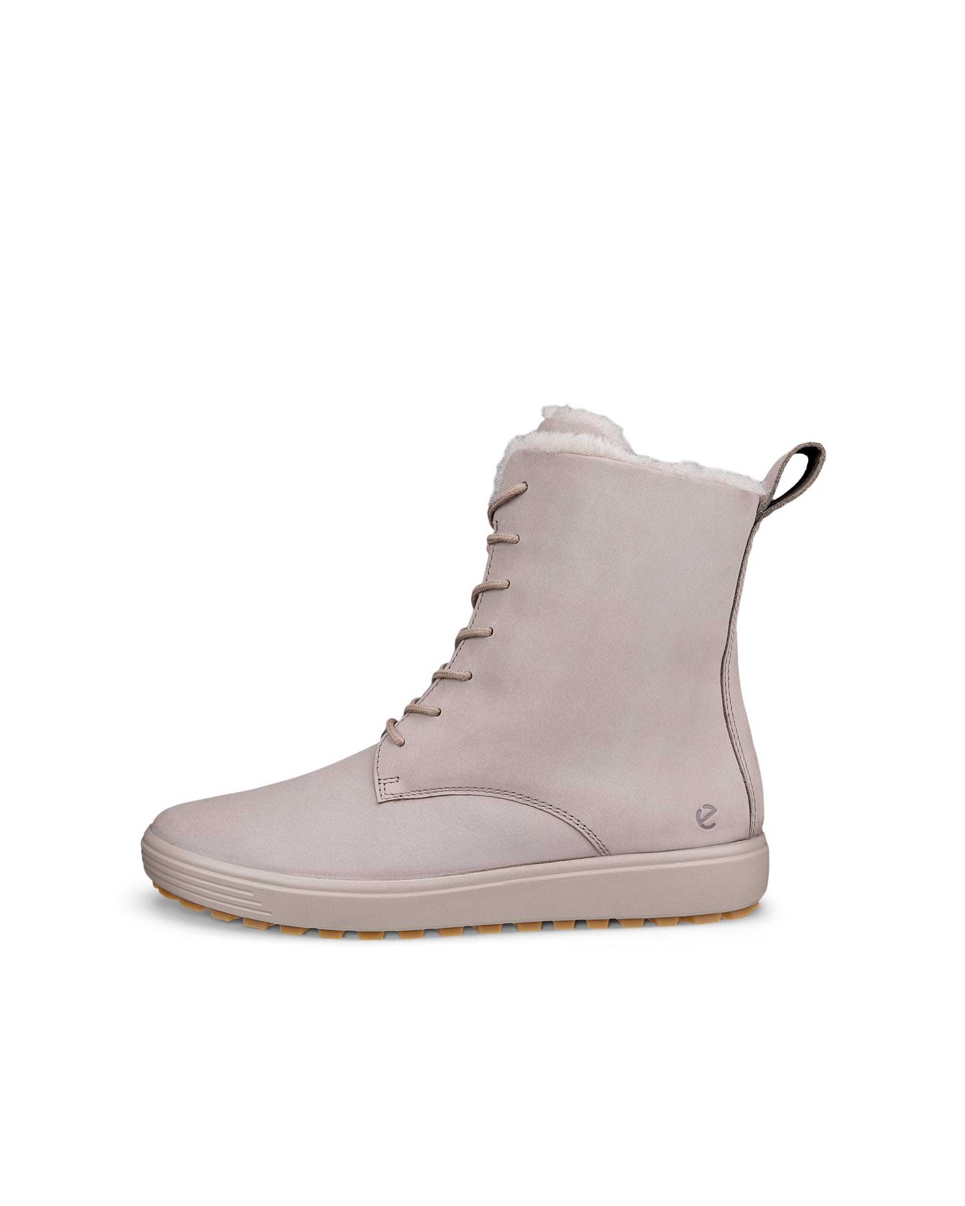 ECCO® SOFT 7 TRED dame halvhøy støvel nubuk - Grå - Outside