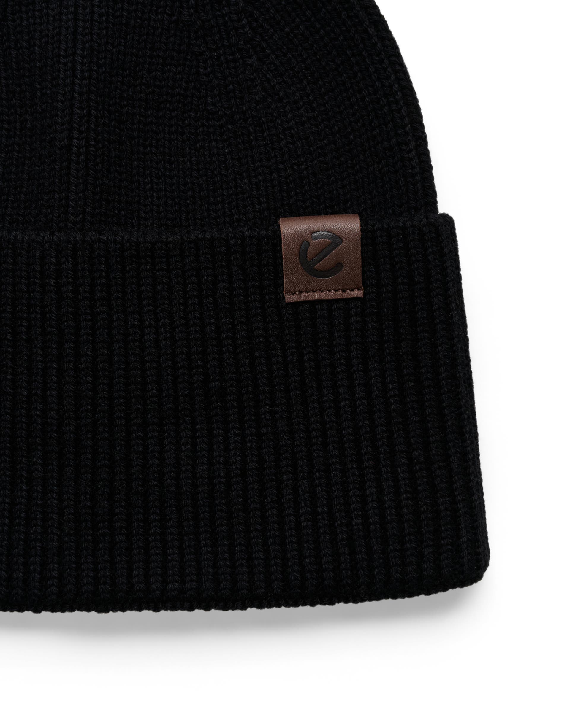 ECCO® Beanie Mössa herr - Svart - Detail-1