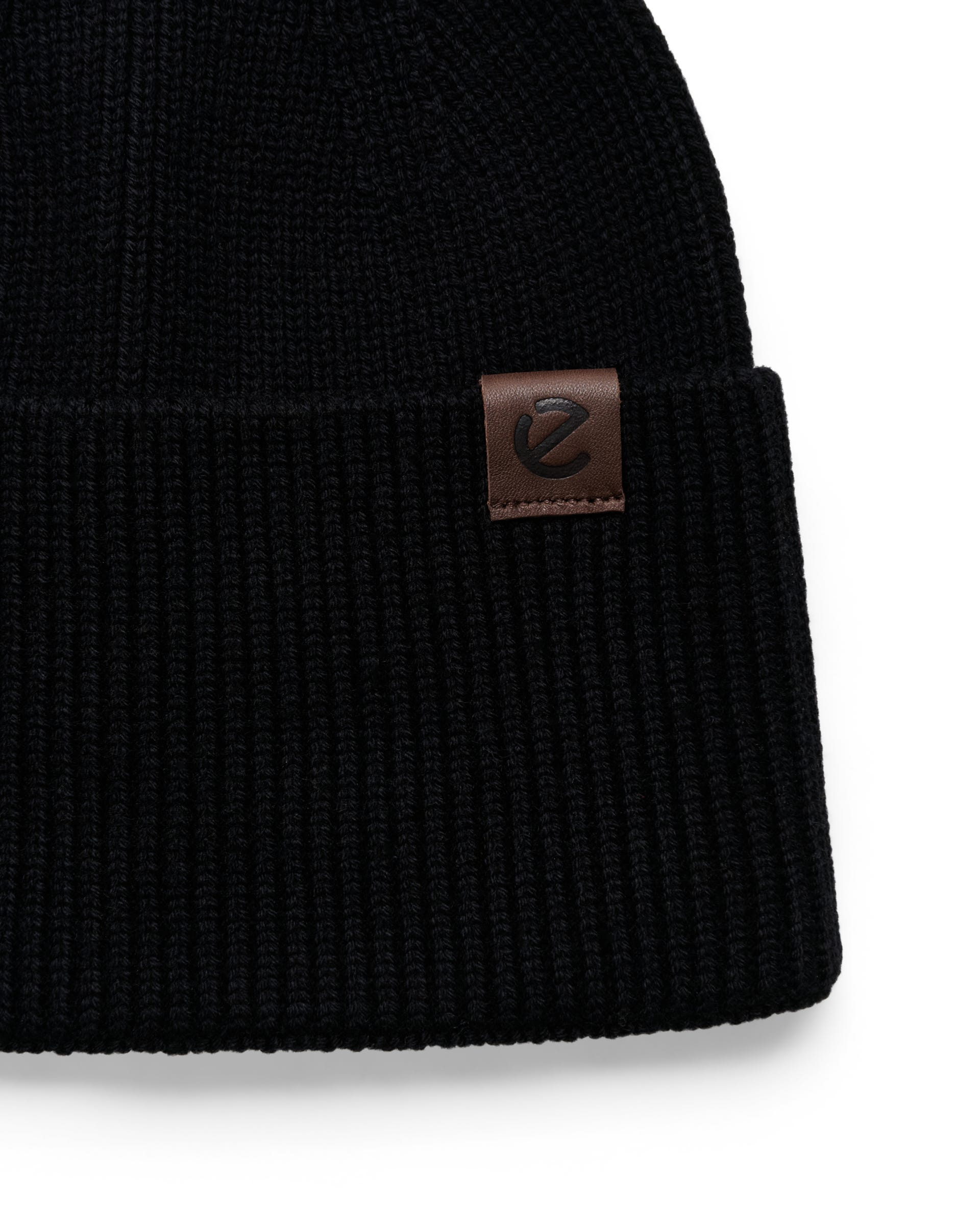 ECCO® Beanie Mössa herr - Svart - Detail-1