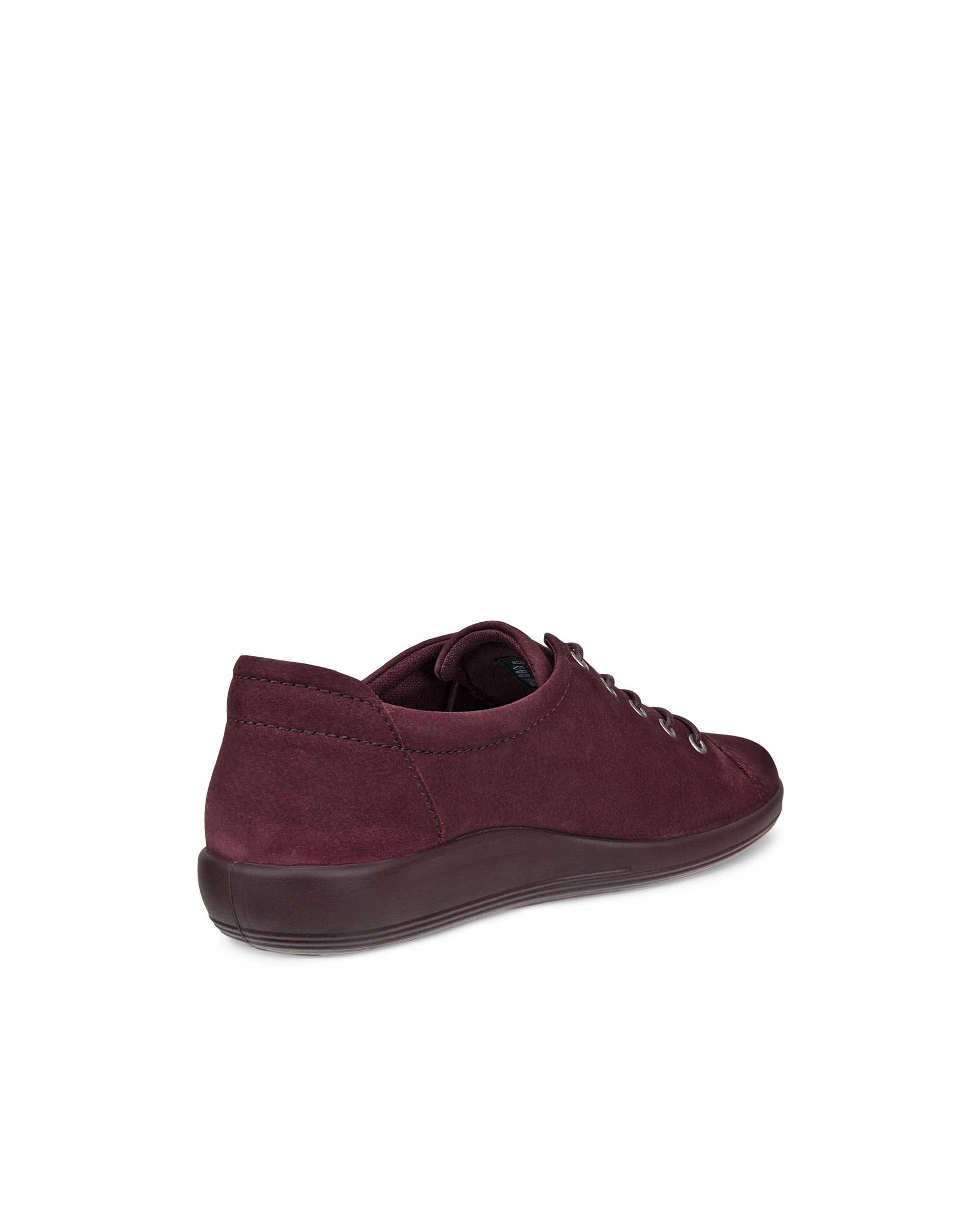 ECCO® Soft 2.0 Damen Sneaker aus Nubukleder - Lila - Back