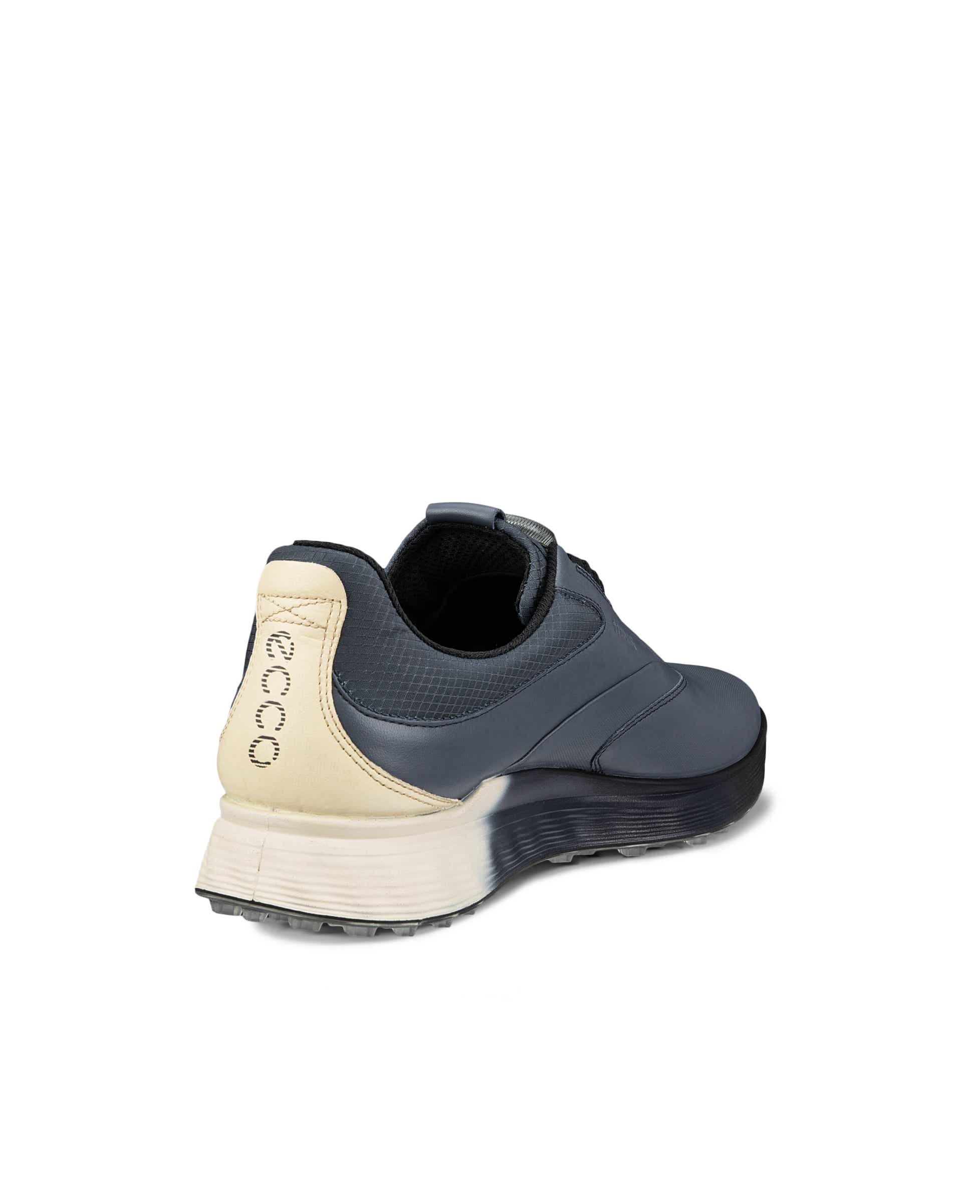 Men's ECCO® Golf S-Three Leather Gore-Tex Golf Shoe | Blue Men's ECCO® Golf S-Three Leather Gore-Tex Golf Shoe | Blue