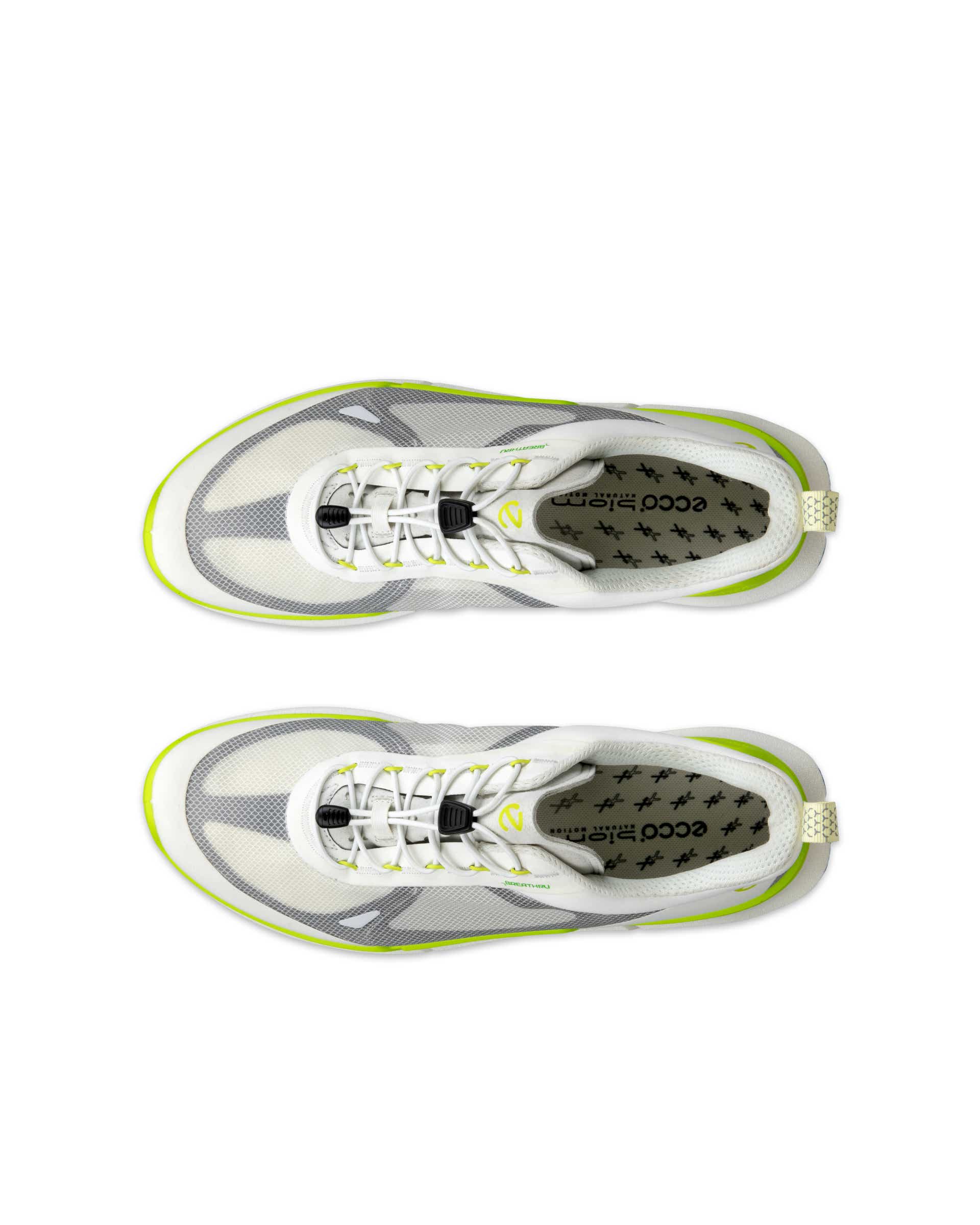 ECCO® Modtray mocassins en cuir pour femme - Blanc - Top left pair