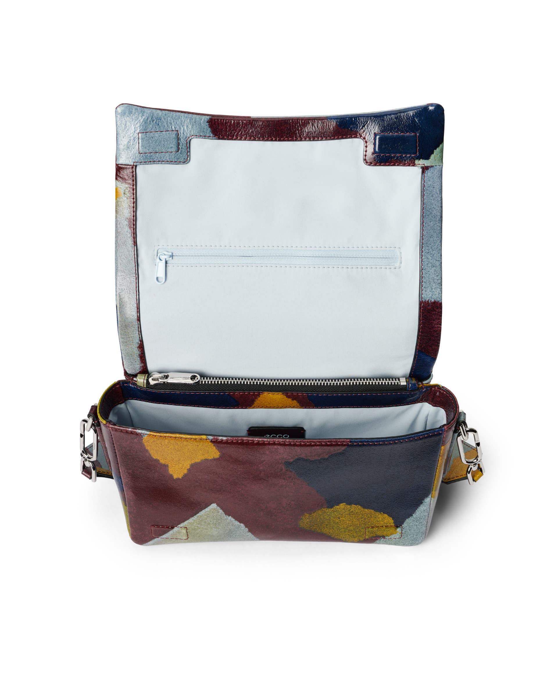 ECCO PINCH BAG LARGE SOFT CAMO LEATHER - Multicolour - Inside