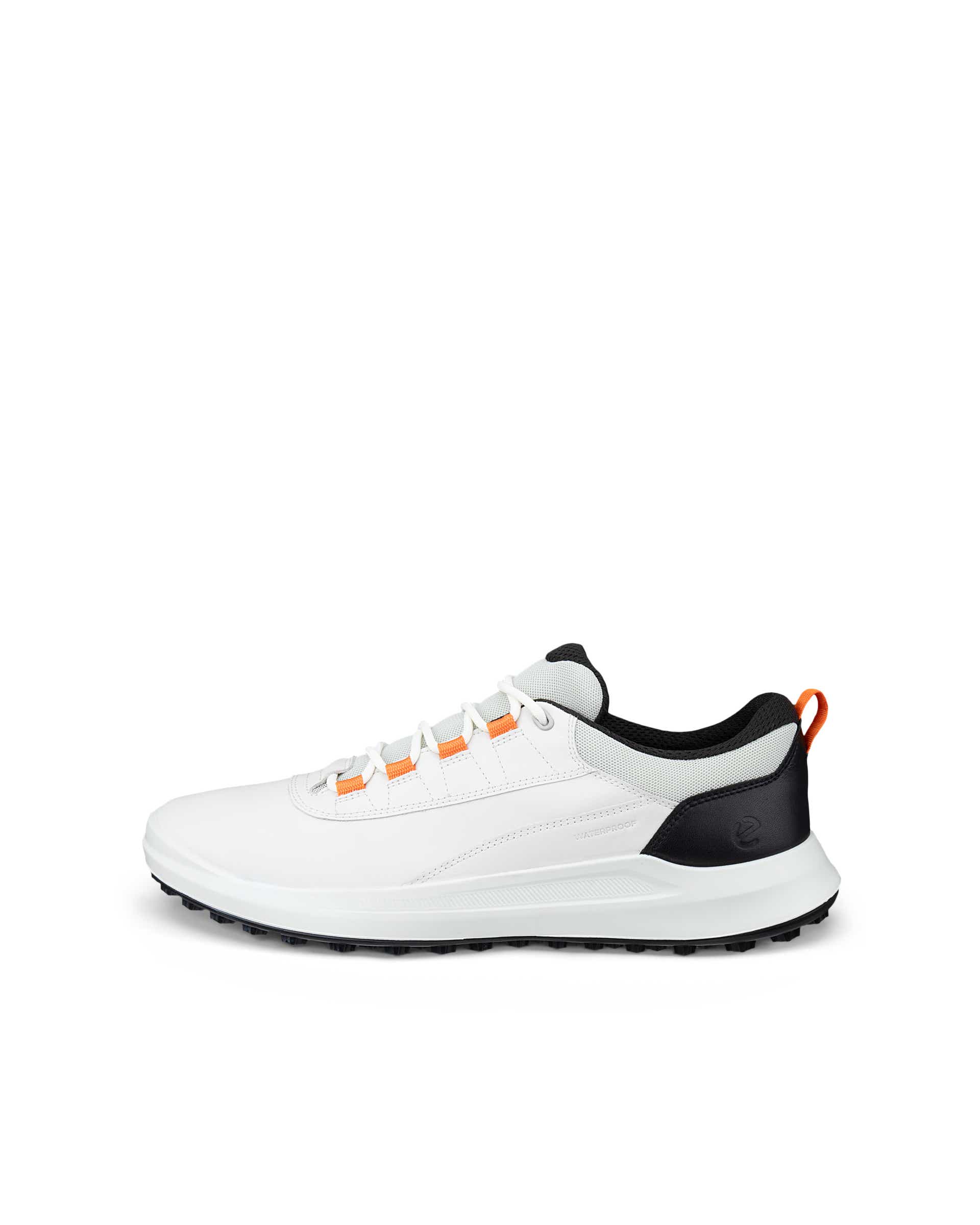 Men's ECCO® Golf Core Leather Waterproof Golf Shoe - White - Outside