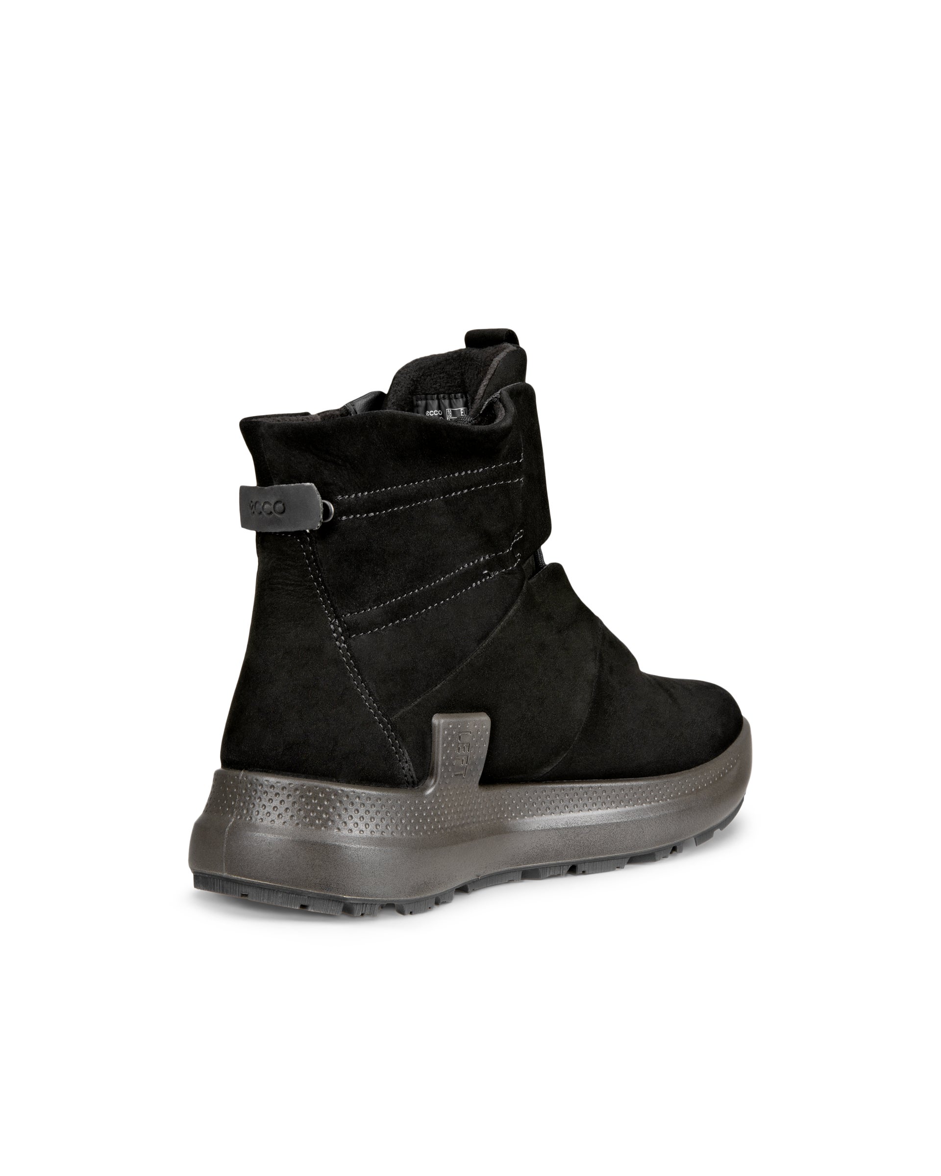 ECCO® Solice Damen Wanderschuh aus Nubukleder mit Gore-Tex - Schwarz - Back