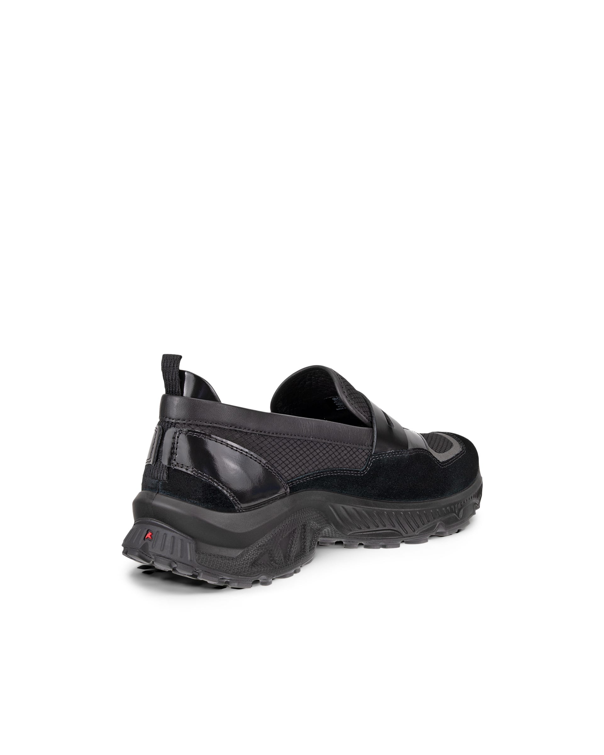ECCO Receptor XP Women ウィメンズ レザーシューズ - ブラック - Outside