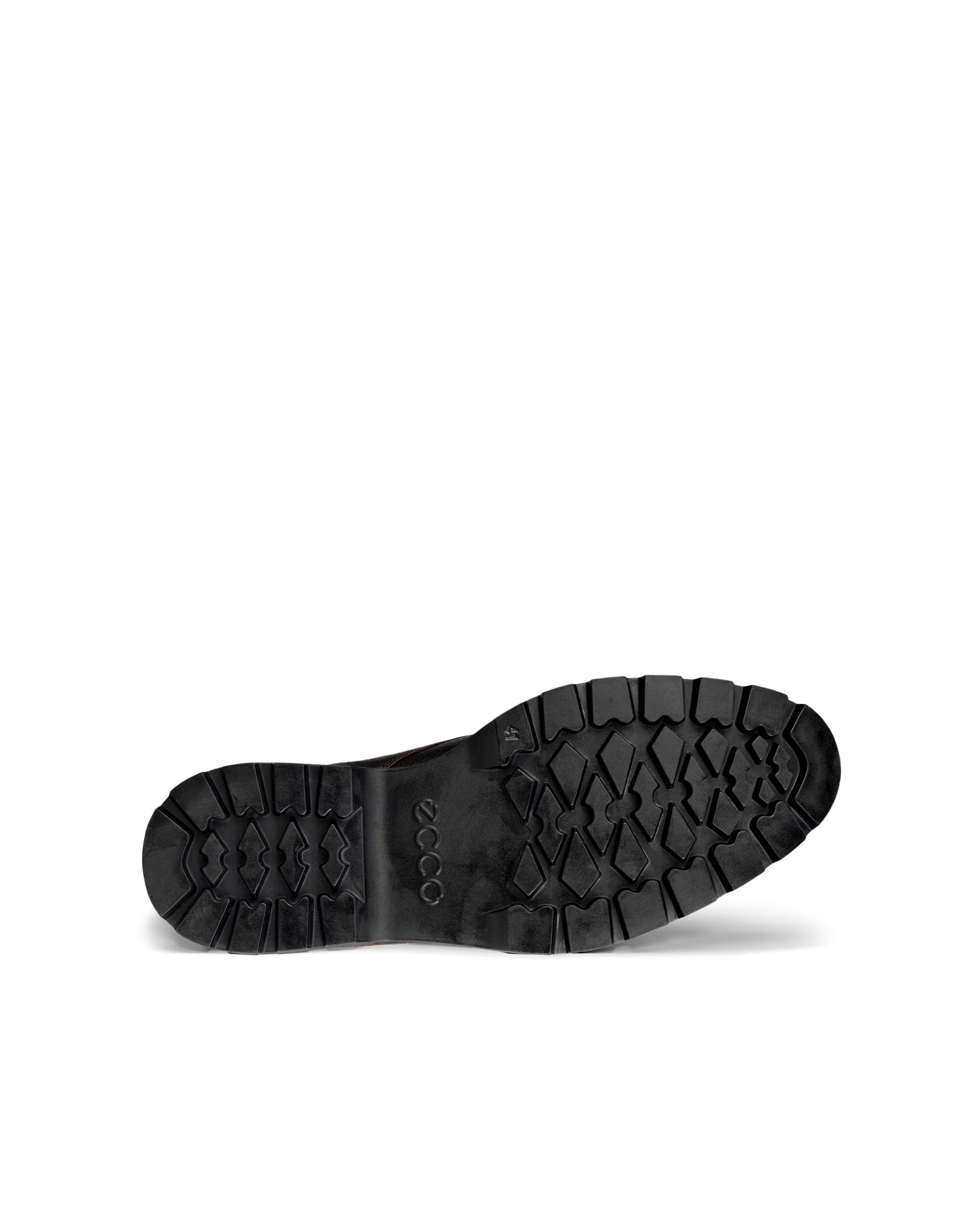 Men's ECCO® Citytray Avant Leather Chukka Boot - Brown - Sole