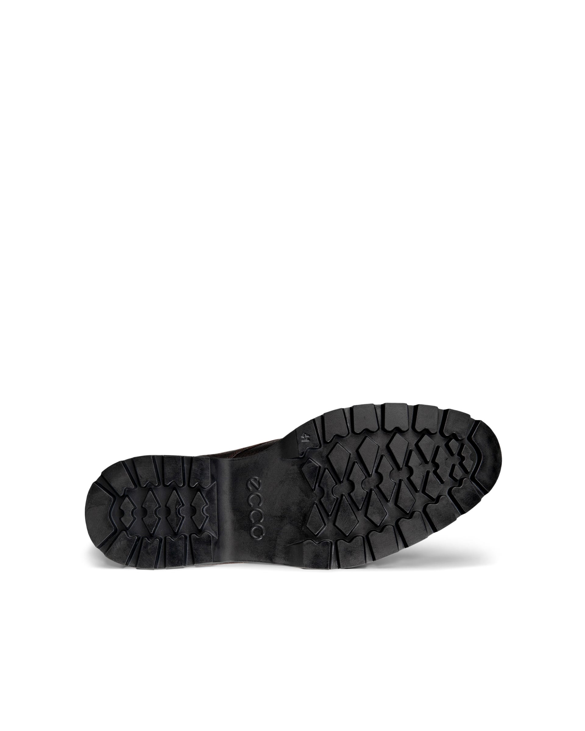 Men's ECCO® Citytray Avant Leather Chukka Boot - Brown - Sole