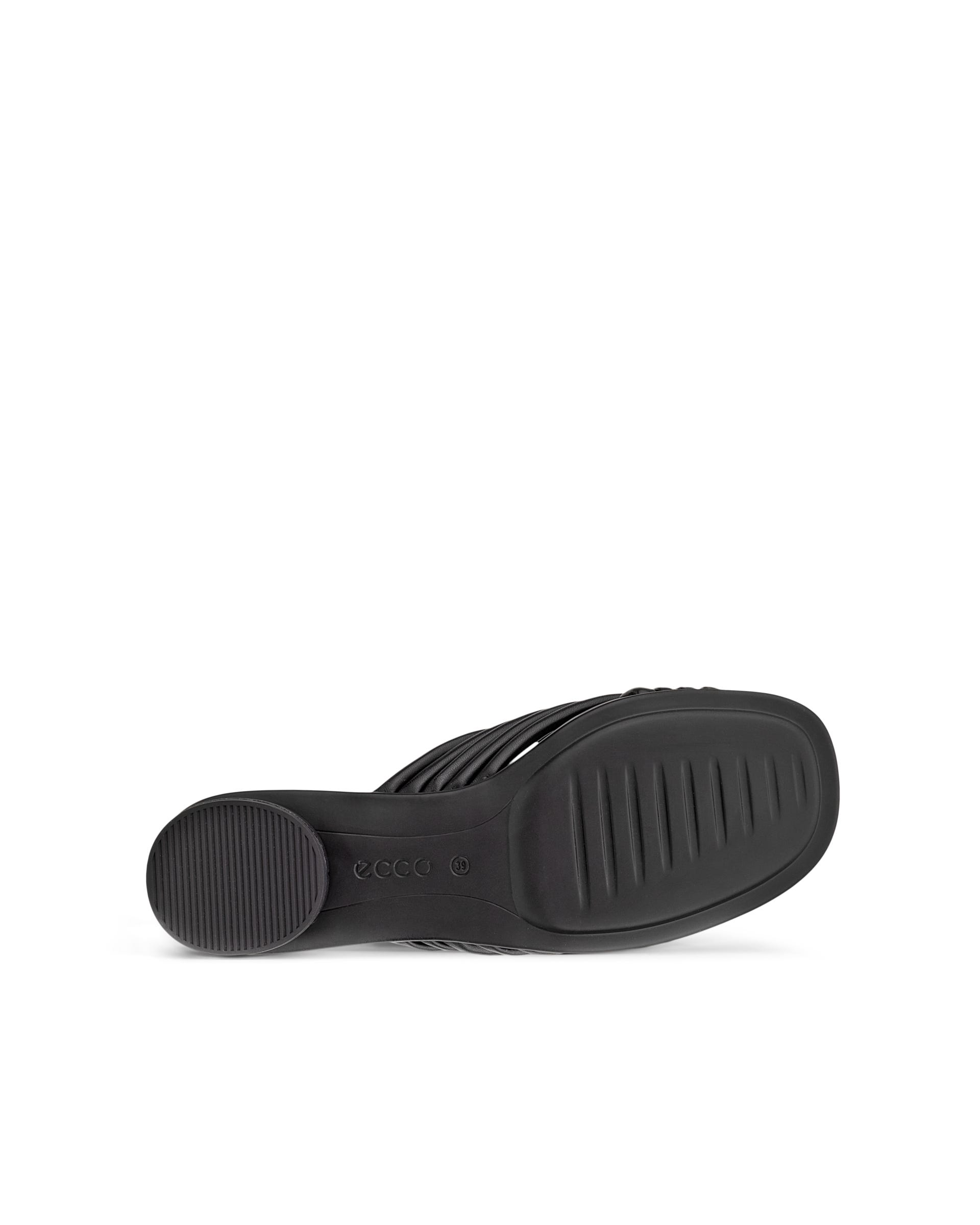 ECCO® Sculpted Alba 25 Damen Ledersandale mit Absatz - Schwarz - Sole