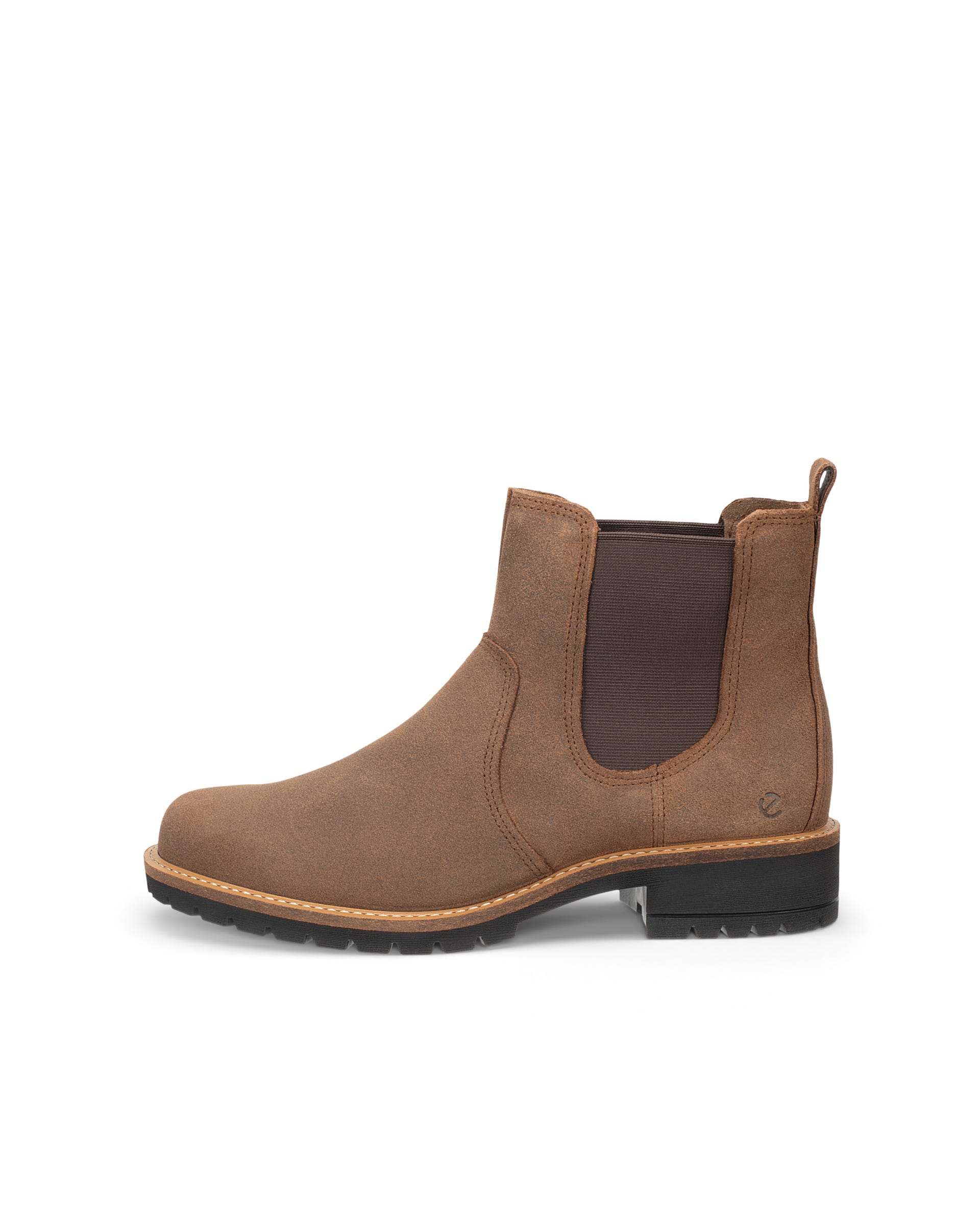 ECCO® ELAINA Chelsea støvler i nubuck til damer - Brun - Outside