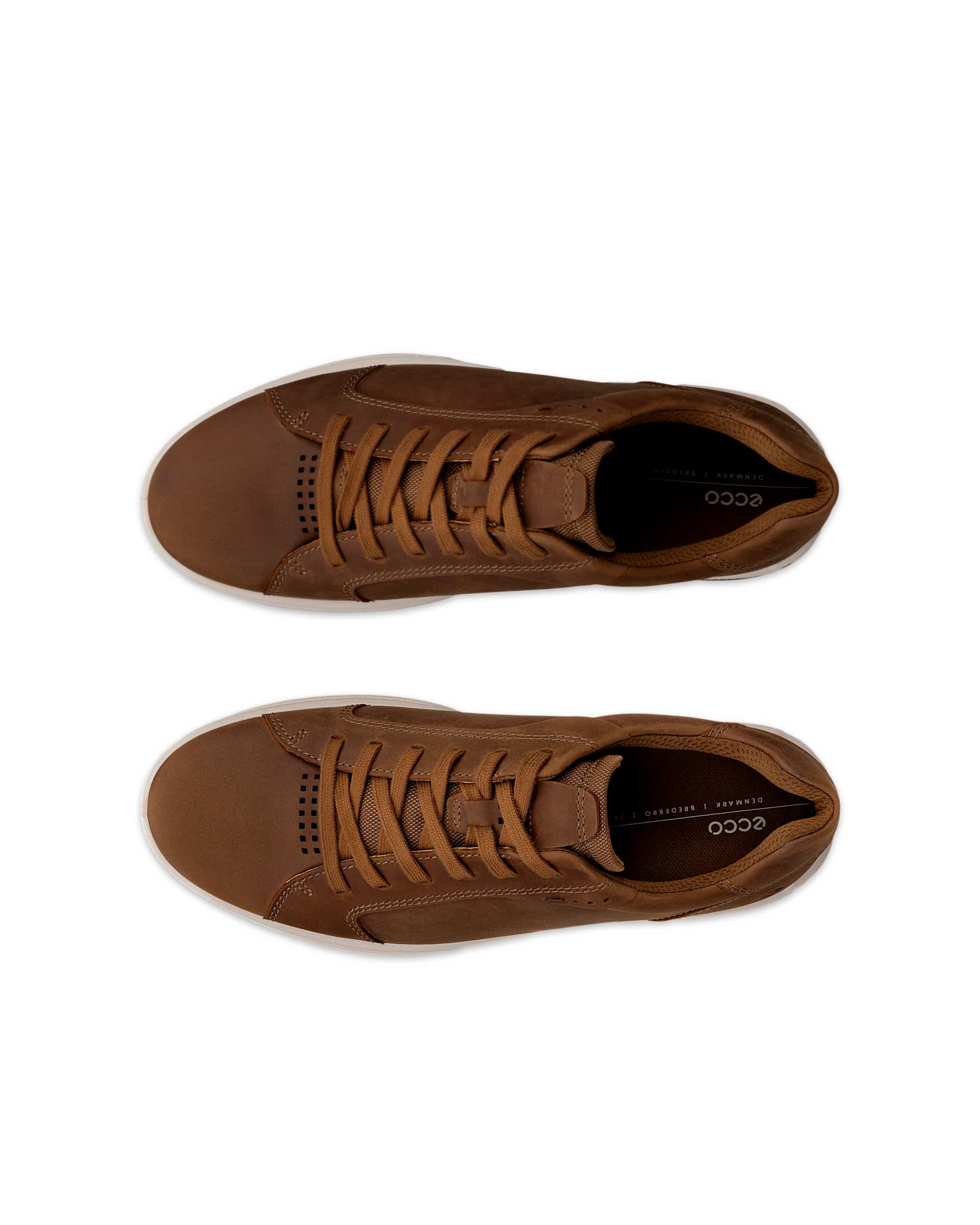 Pánske nubukové tenisky ECCO® Byway 2.0 - Hnedá - Top left pair