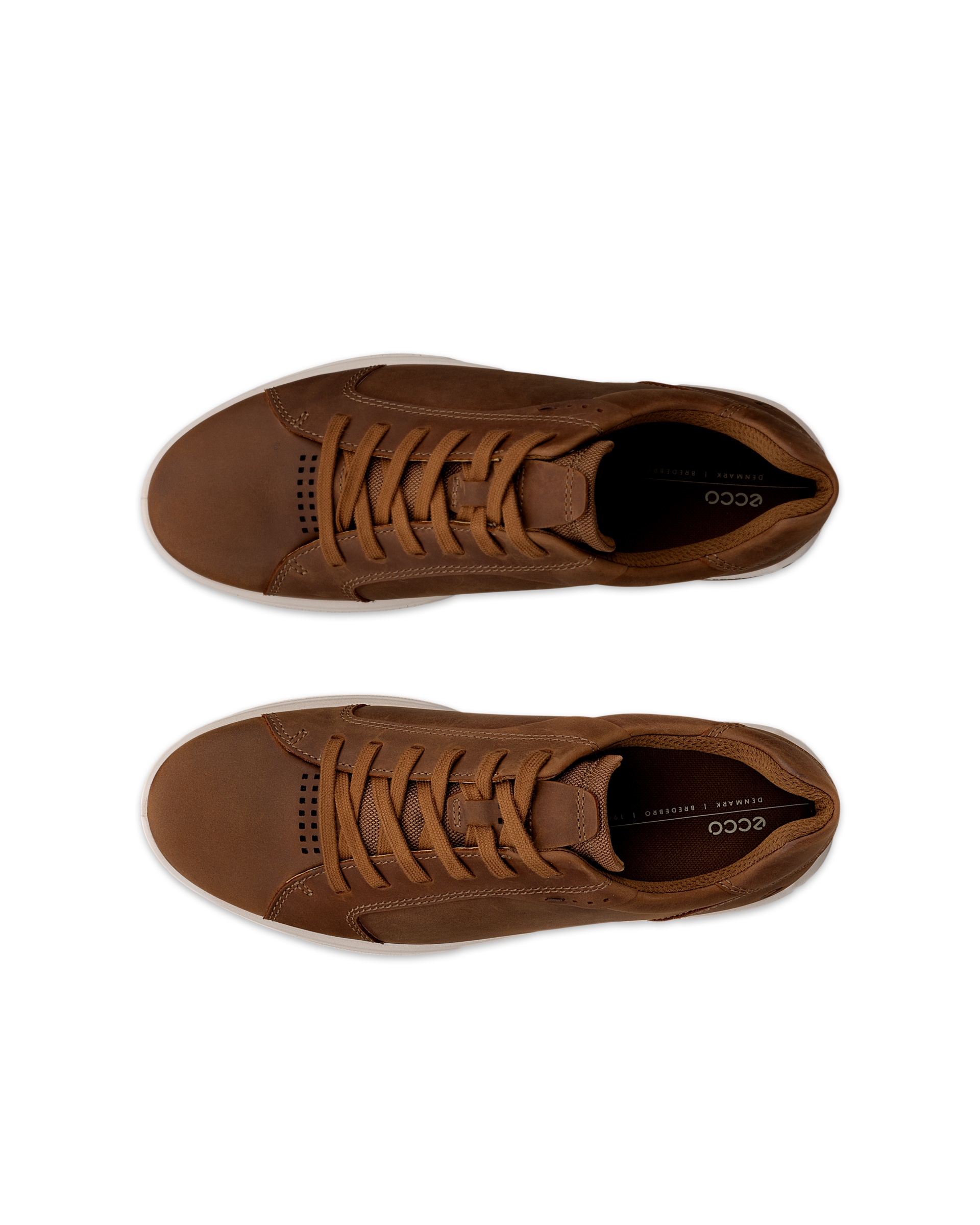 Pánske nubukové tenisky ECCO® Byway 2.0 - Hnedá - Top left pair