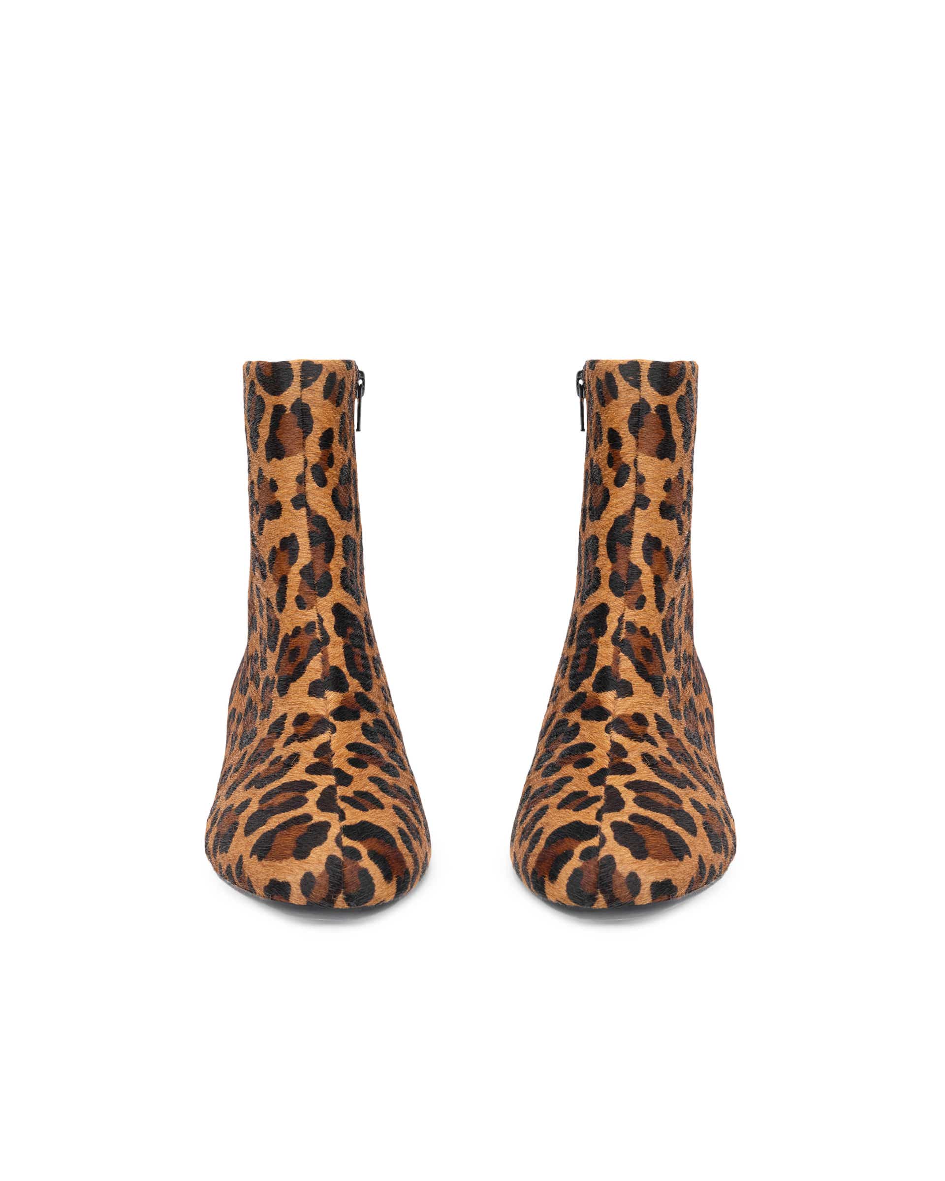 ECCO® LIVA 35 Skinnboots med klack ankelhöga dam - Brun - Front pair
