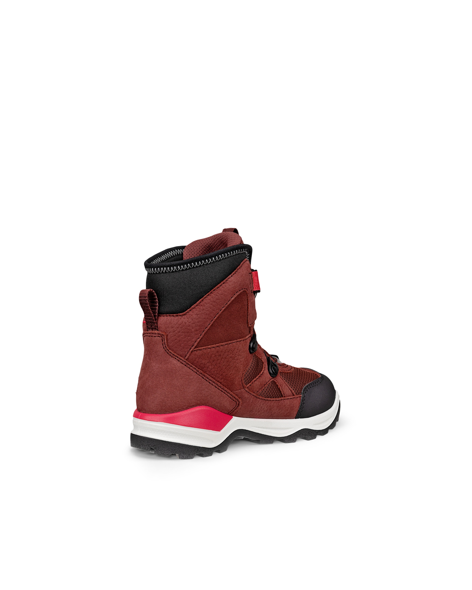 ECCO® Snow Mountain Kinderen winterlaars van nubuck met Gore-Tex - Rood - Back