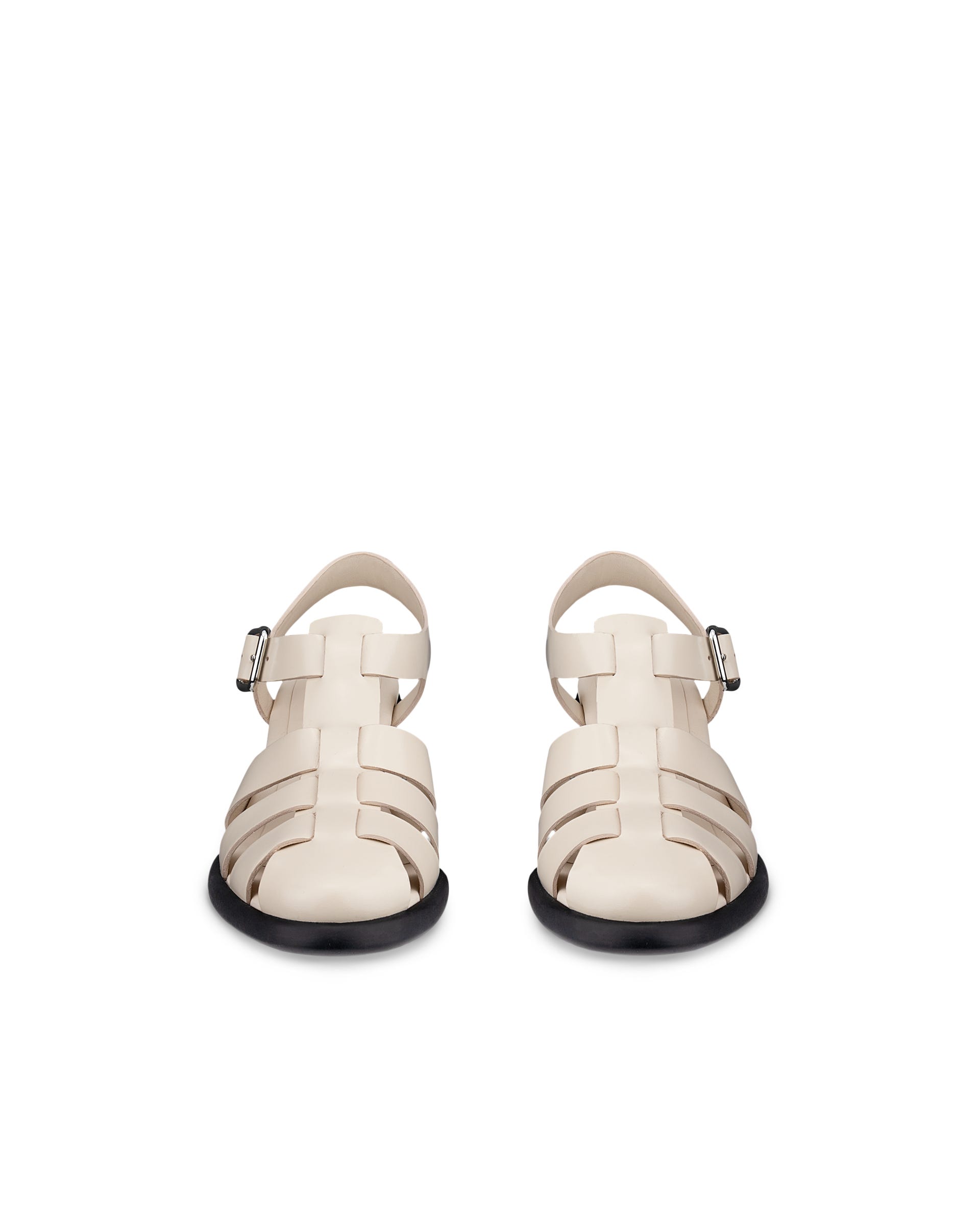Women's ECCO® Sculpted Lx 55 Leather Fisherman Heeled Sandal | Beige