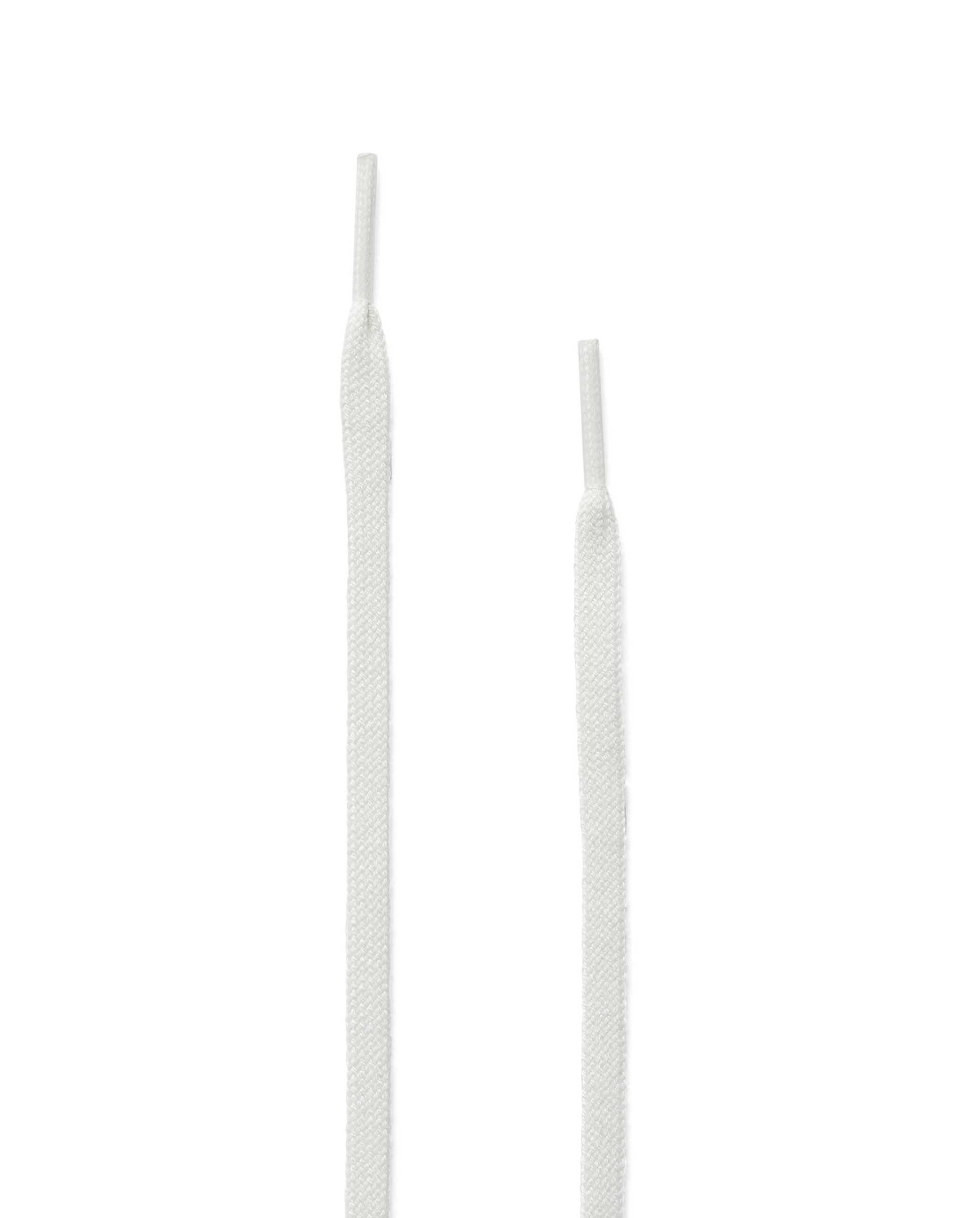 Atacadores espalmados ECCO® Flat - Branco - Detail-1