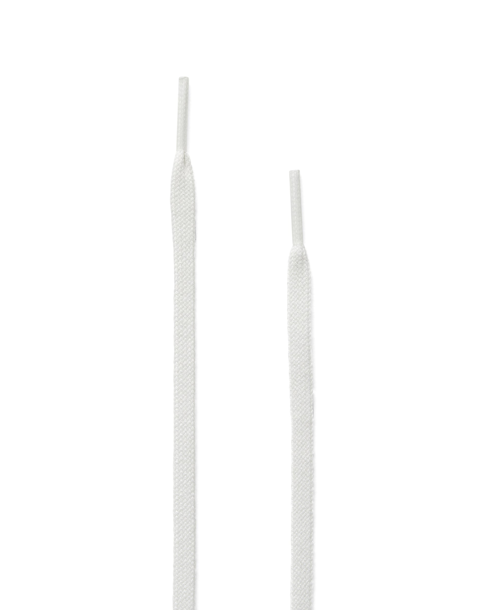 Atacadores espalmados ECCO® Flat - Branco - Detail-1