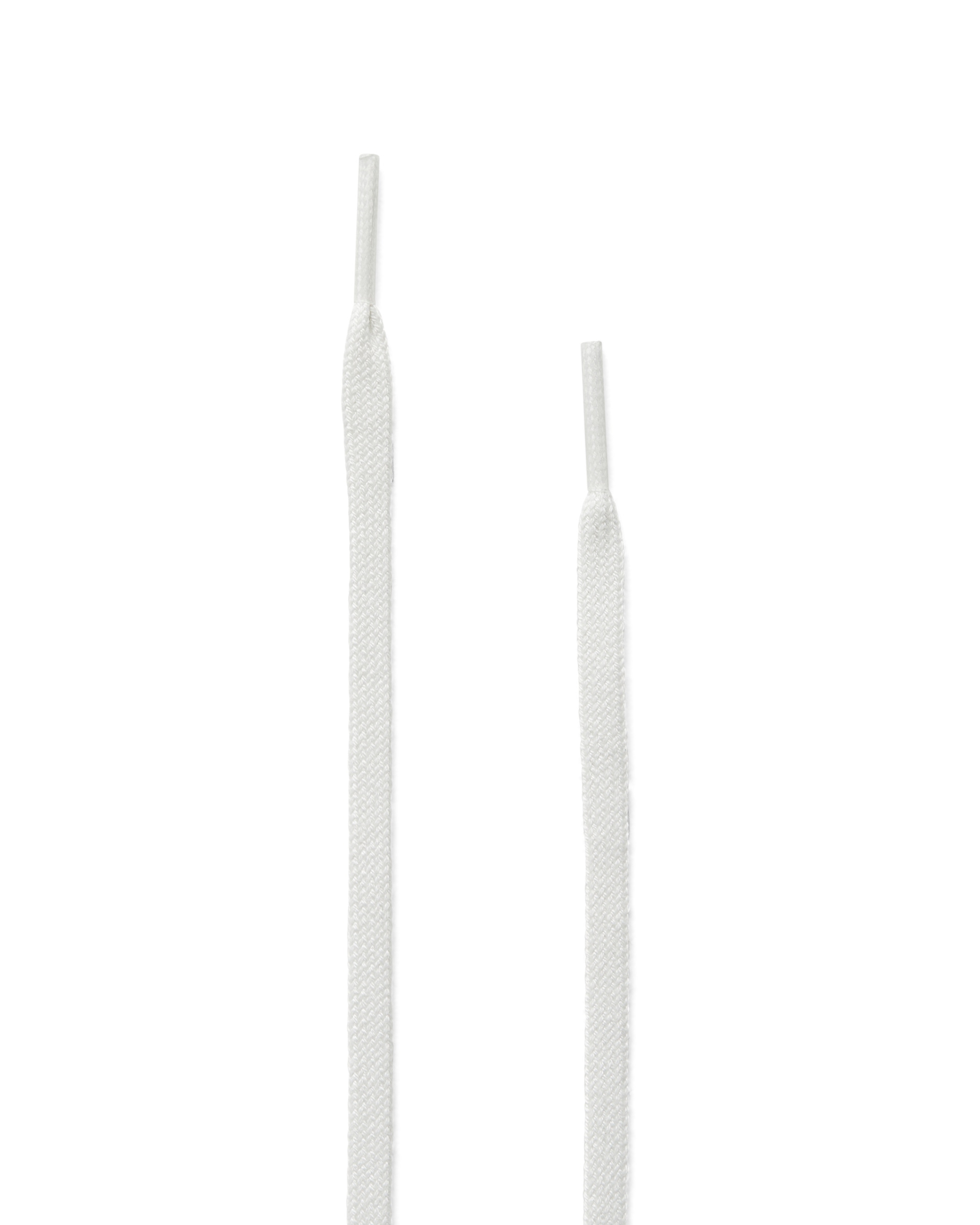 Atacadores espalmados ECCO® Flat - Branco - Detail-1