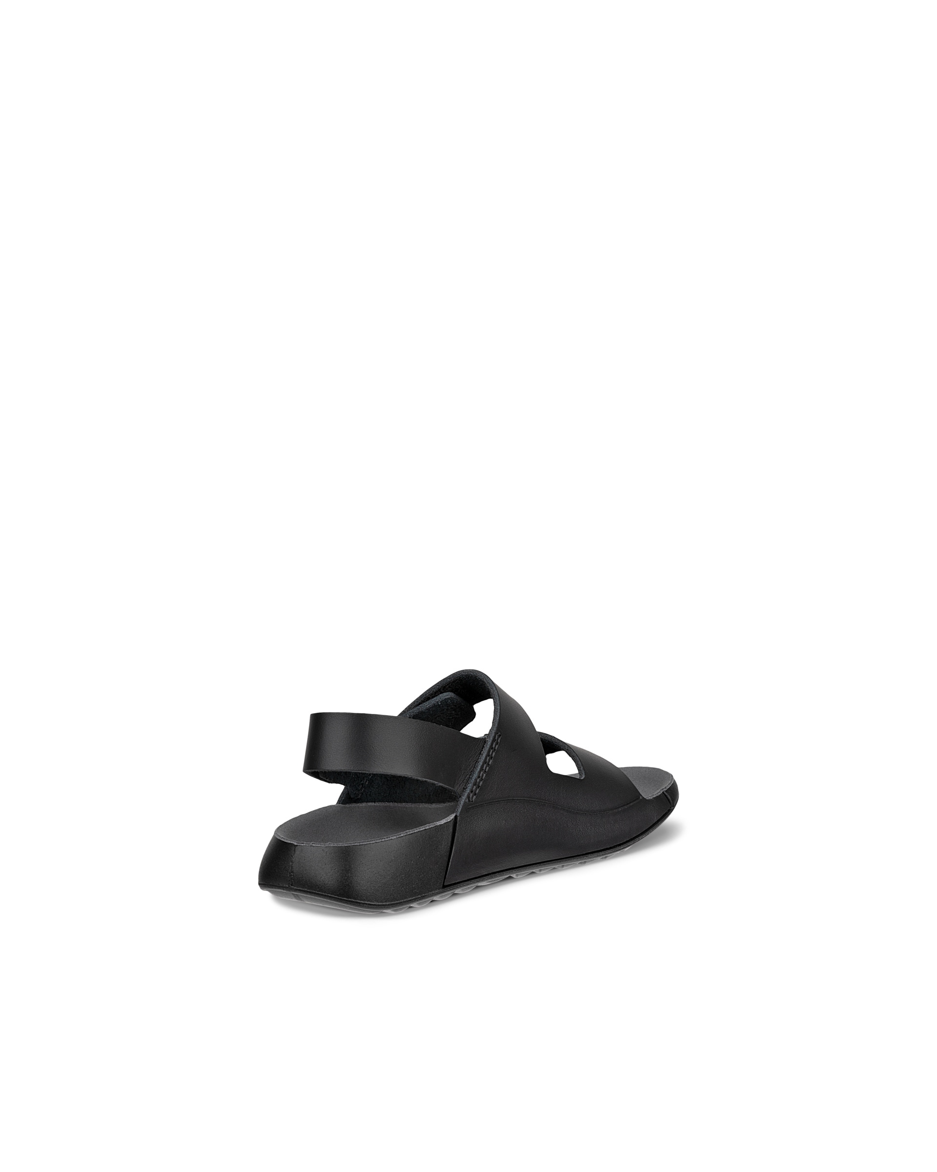 ECCO® Cozmo sandale en cuir deux brides pour enfant - Noir - Back