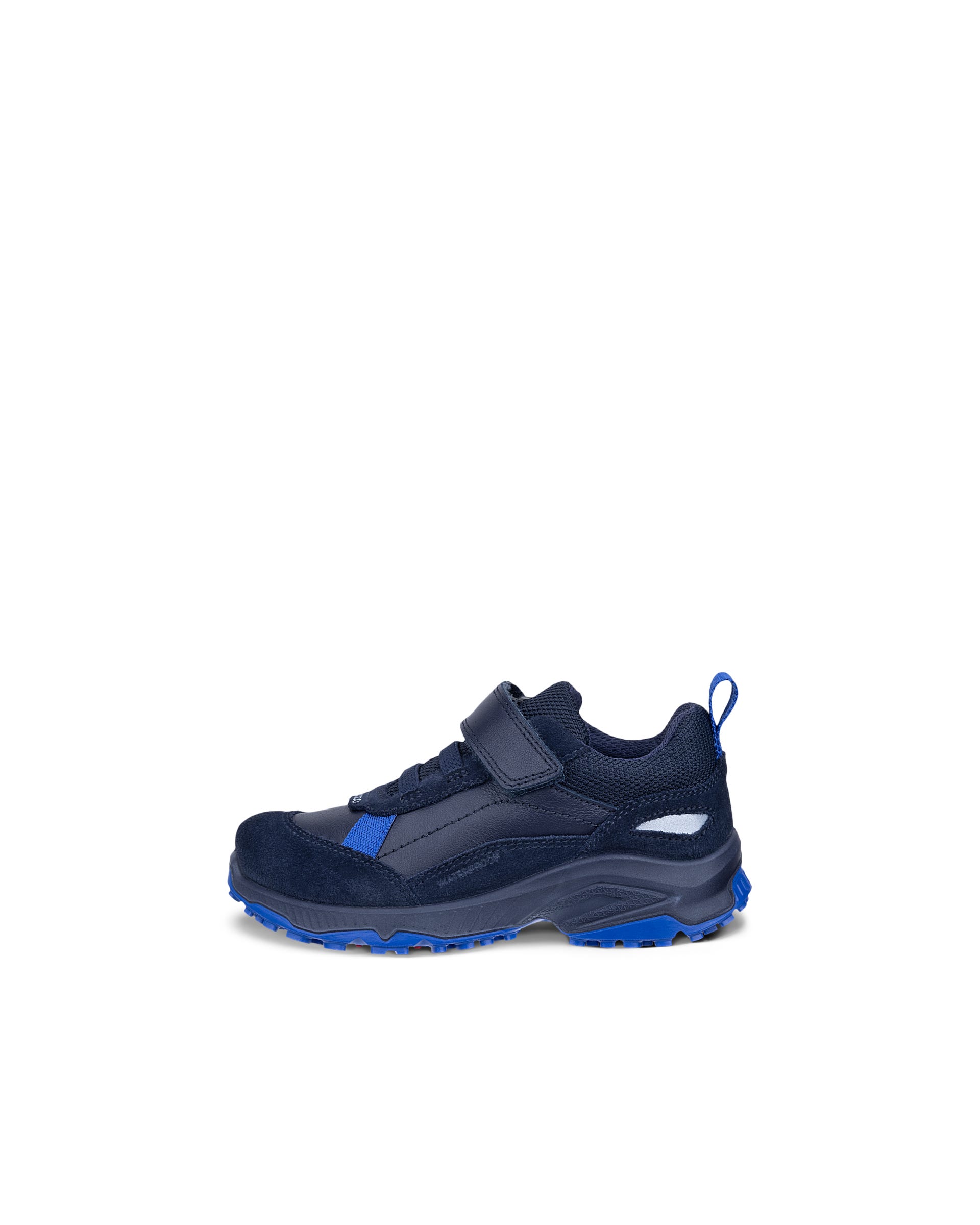 Sapatos couro impermeáveis criança ECCO® RECEPTOR XP K - Azul - Outside