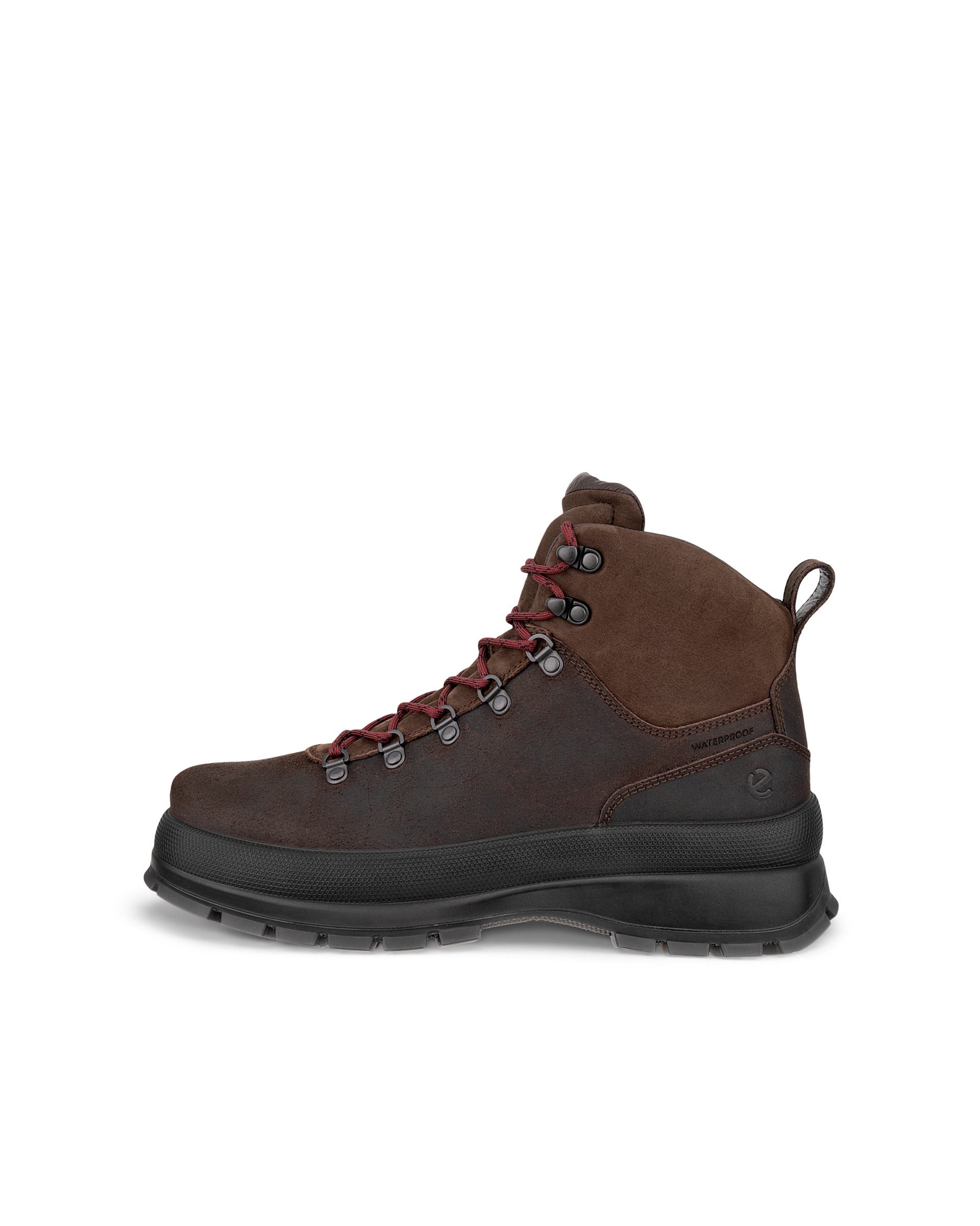 Men's ECCO® Track 30 Suede Waterproof Boot - Brown - Outside