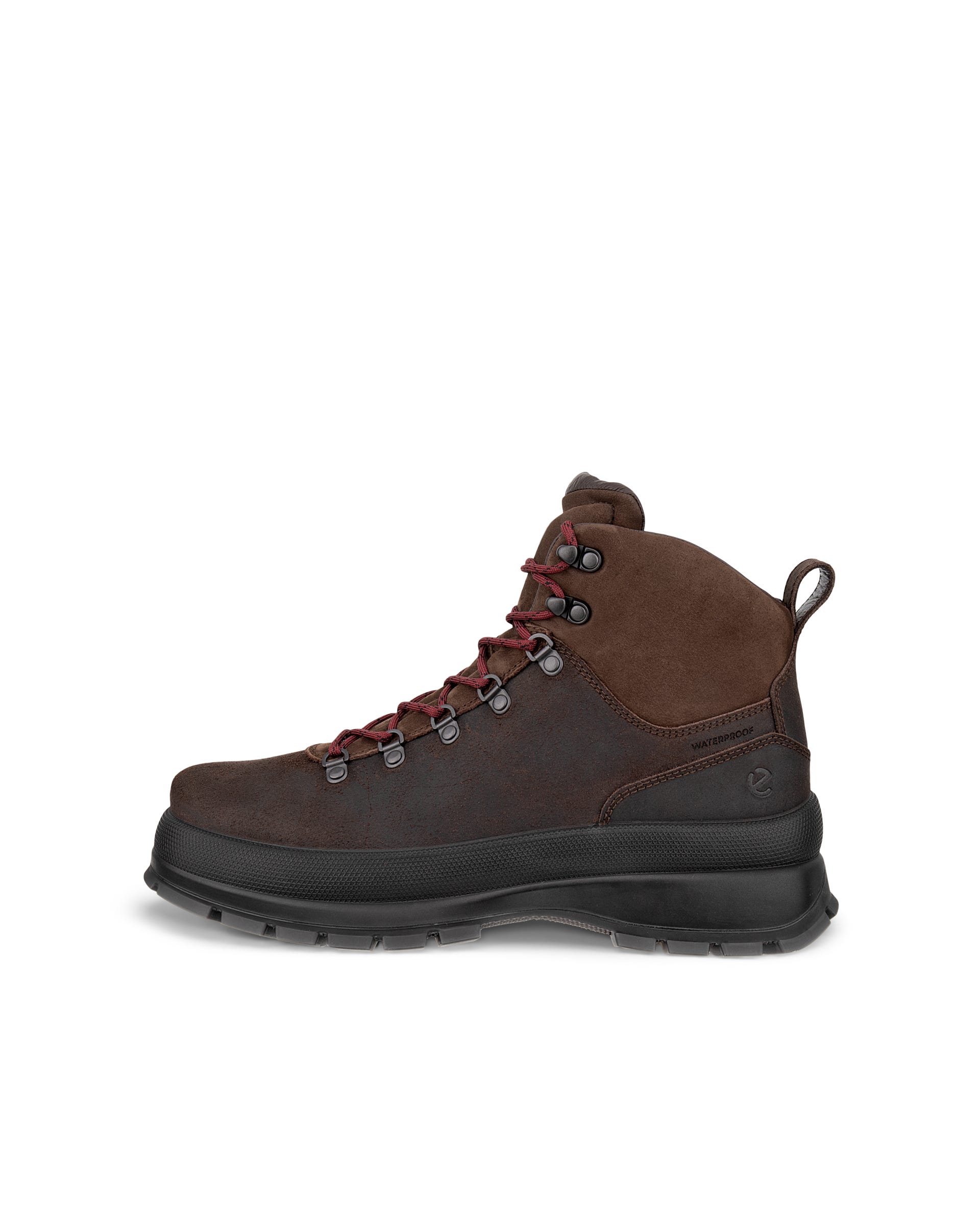 Men's ECCO® Track 30 Suede Waterproof Boot - Brown - Outside