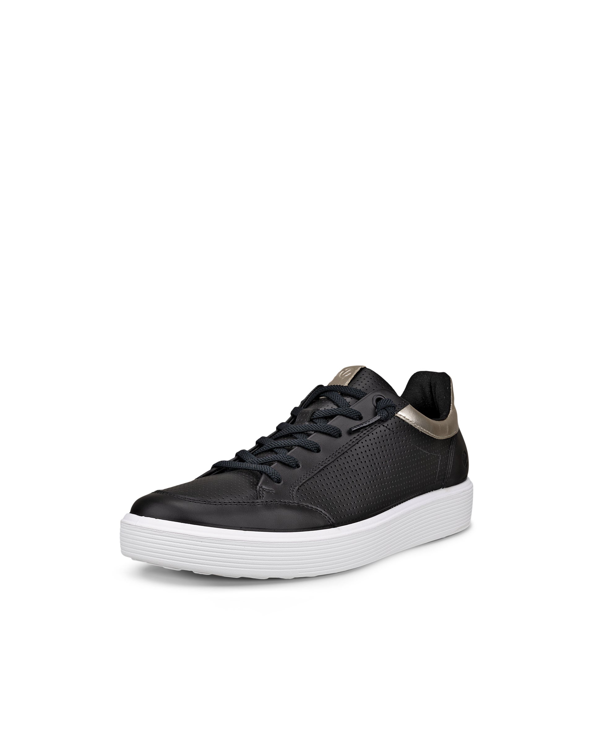 ECCO® Soft 60 baskets en cuir pour femme - Noir - Main