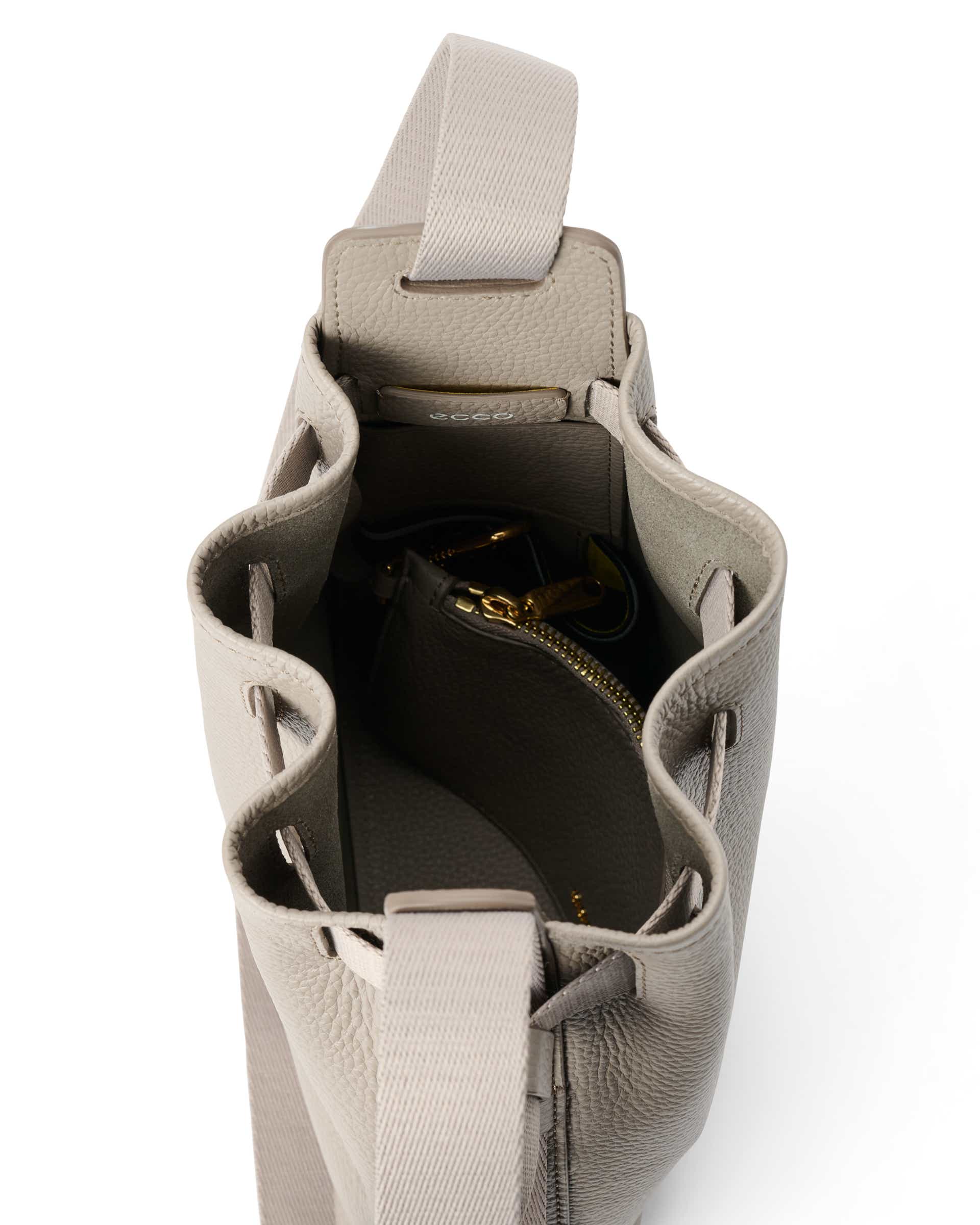 ECCO® Sail Bag sac hobo en cuir - Beige - Inside
