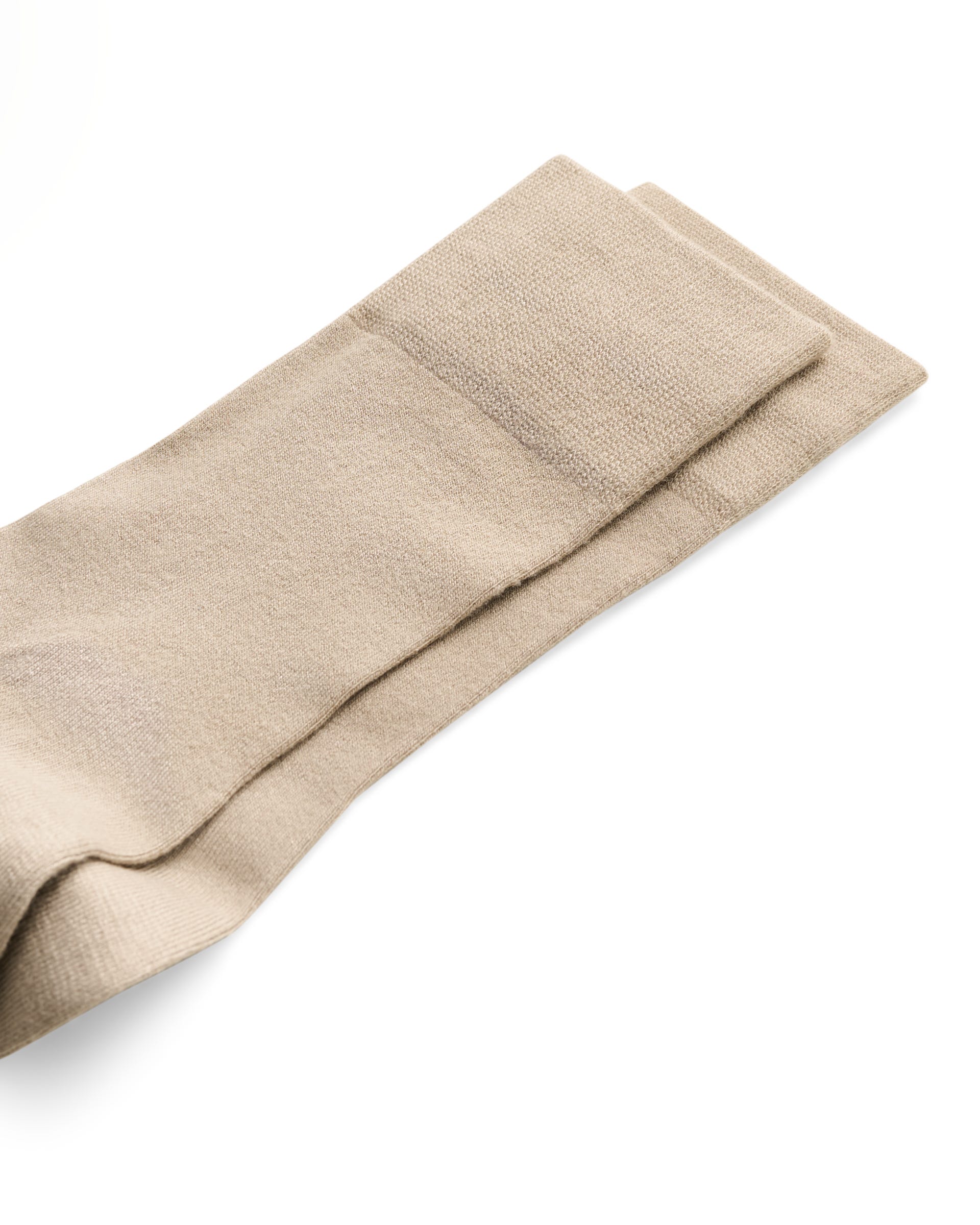 Unisex ECCO® CLASSIC SOFT Mid-Cut Socks - Beige - Detail-1