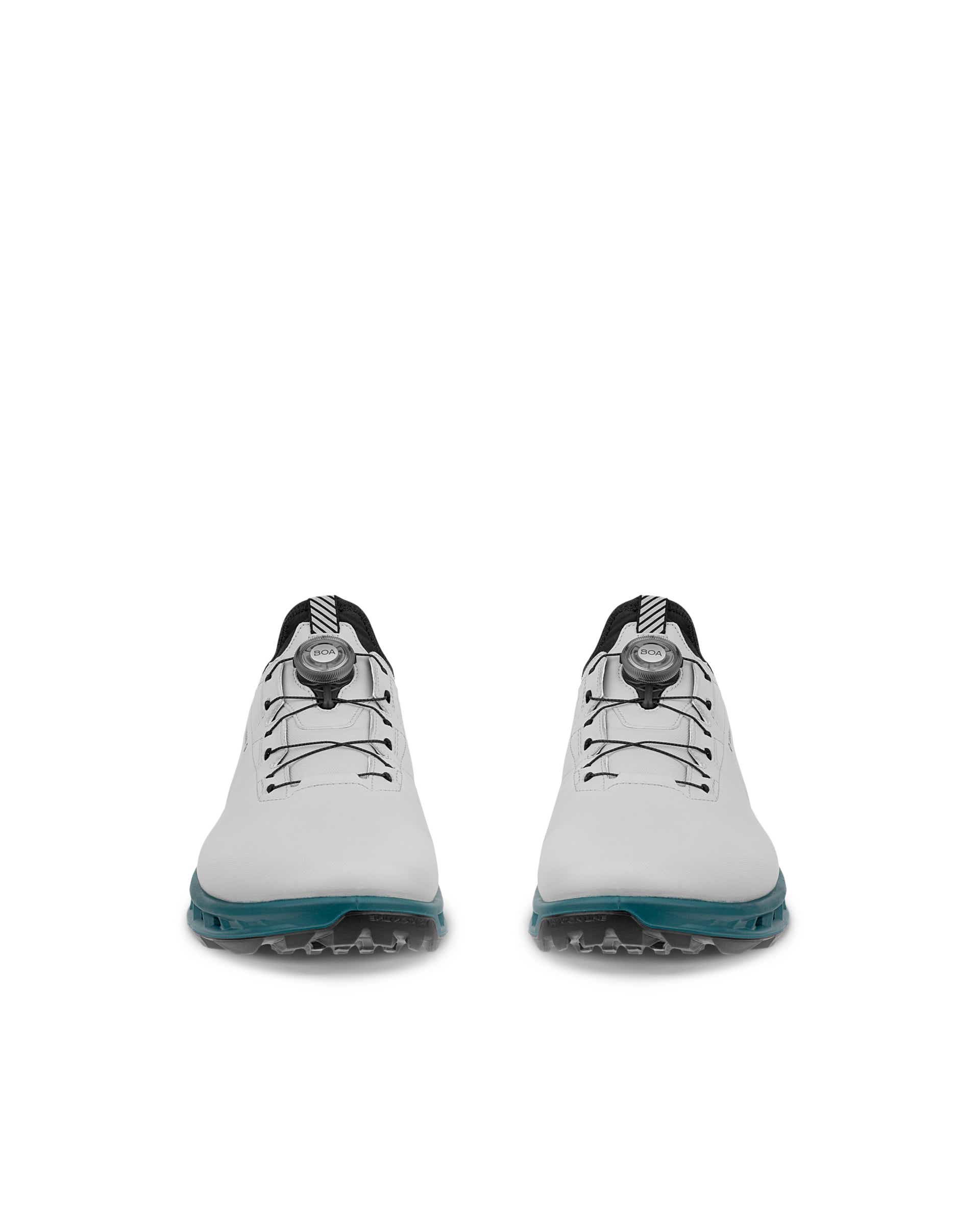 ECCO Golf BIOM C4 BOA メンズ レザーGore-Texゴルフシューズ - グレー - Front pair