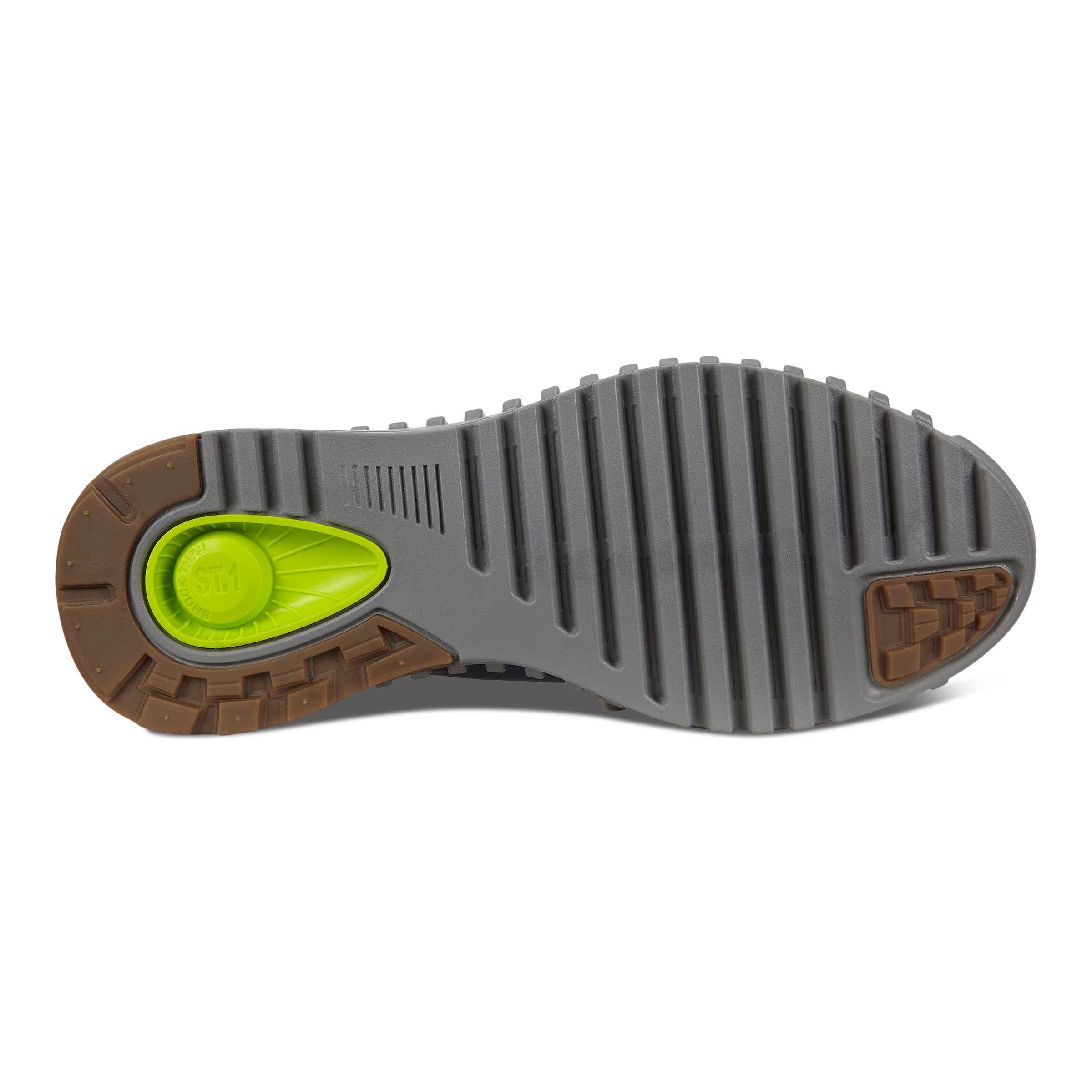 ECCO Zipflex Low メンズ レザースニーカー - ブルー - Sole