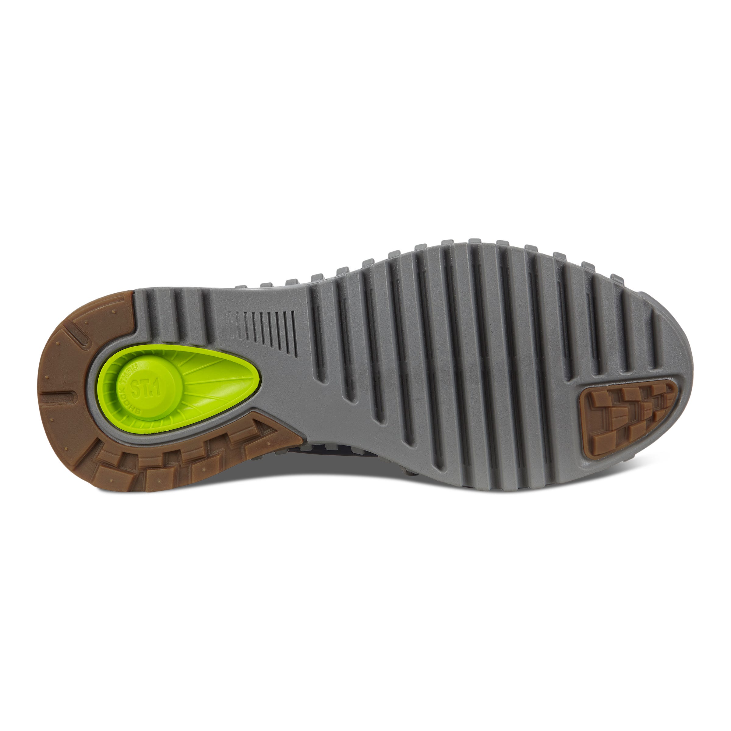 ECCO Zipflex Low メンズ レザースニーカー - ブルー - Sole