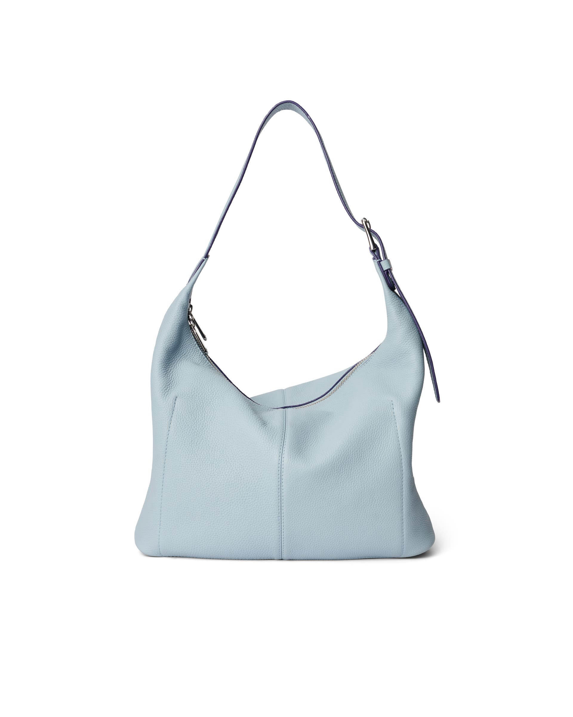 ECCO Hobo Soft Pebbled レザーホーボーバッグ - ブルー - Back