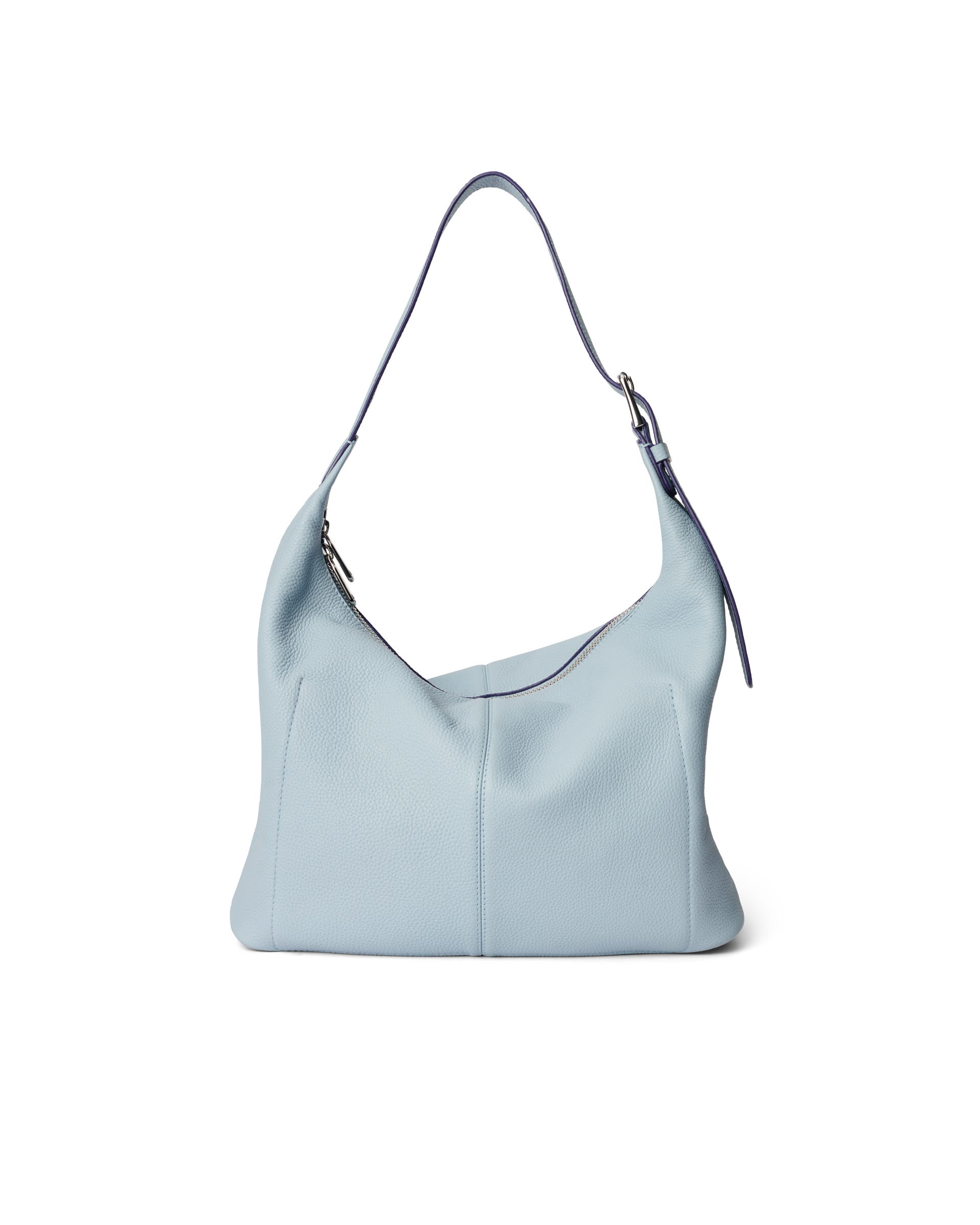 ECCO Hobo Soft Pebbled レザーホーボーバッグ - ブルー - Back