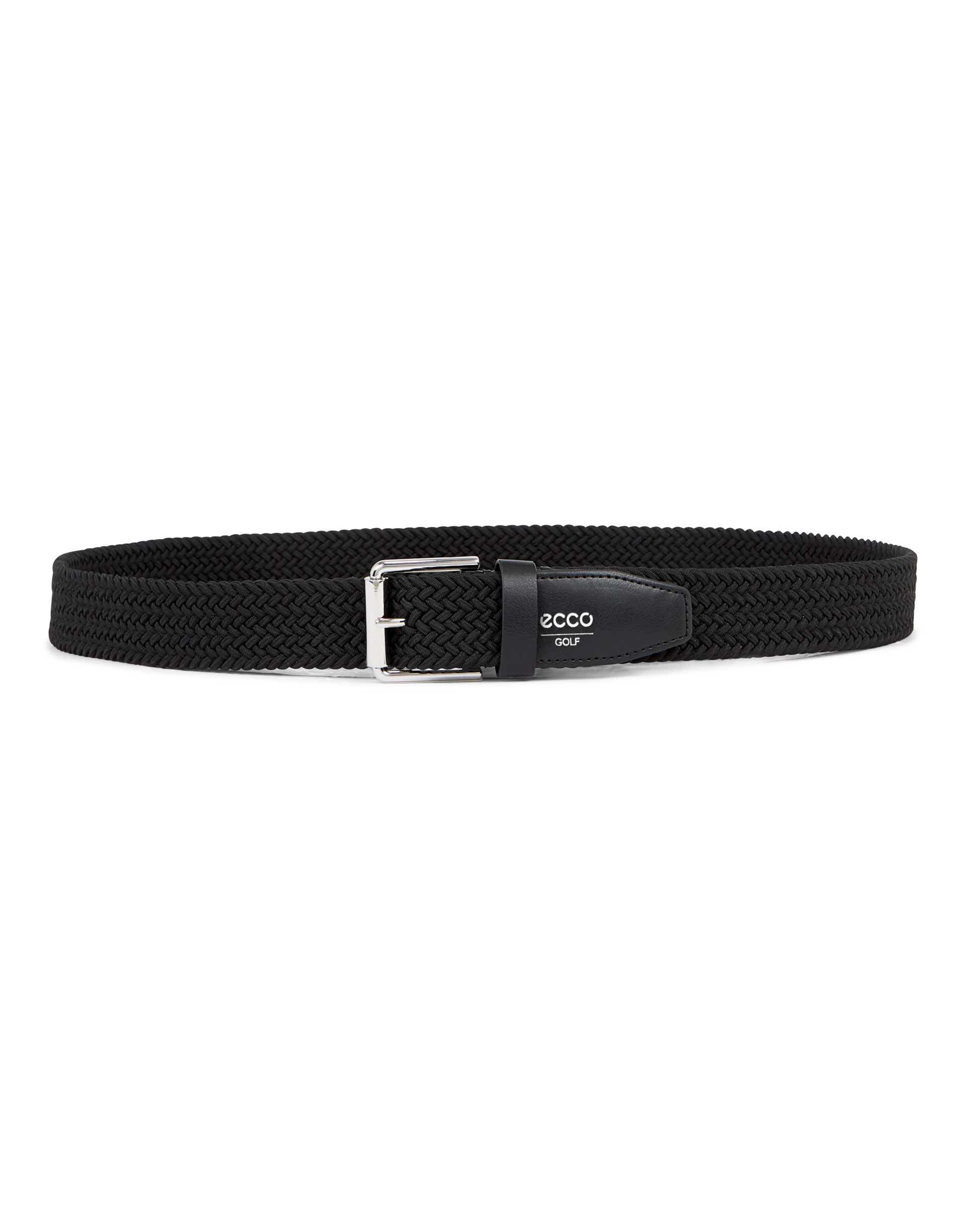 ECCO GOLF BRAIDED BELT - Black - Main