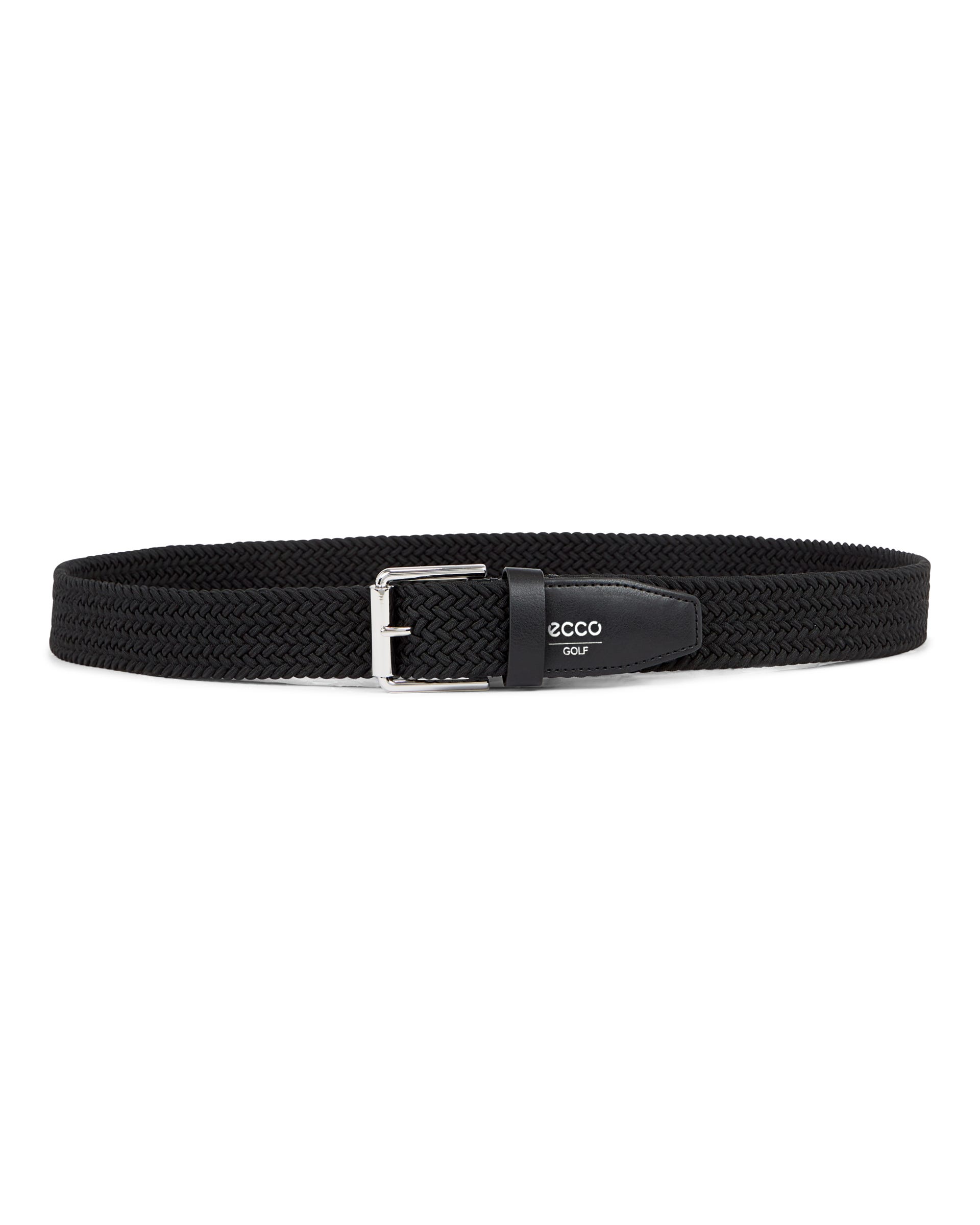 ECCO GOLF BRAIDED BELT - Black - Main