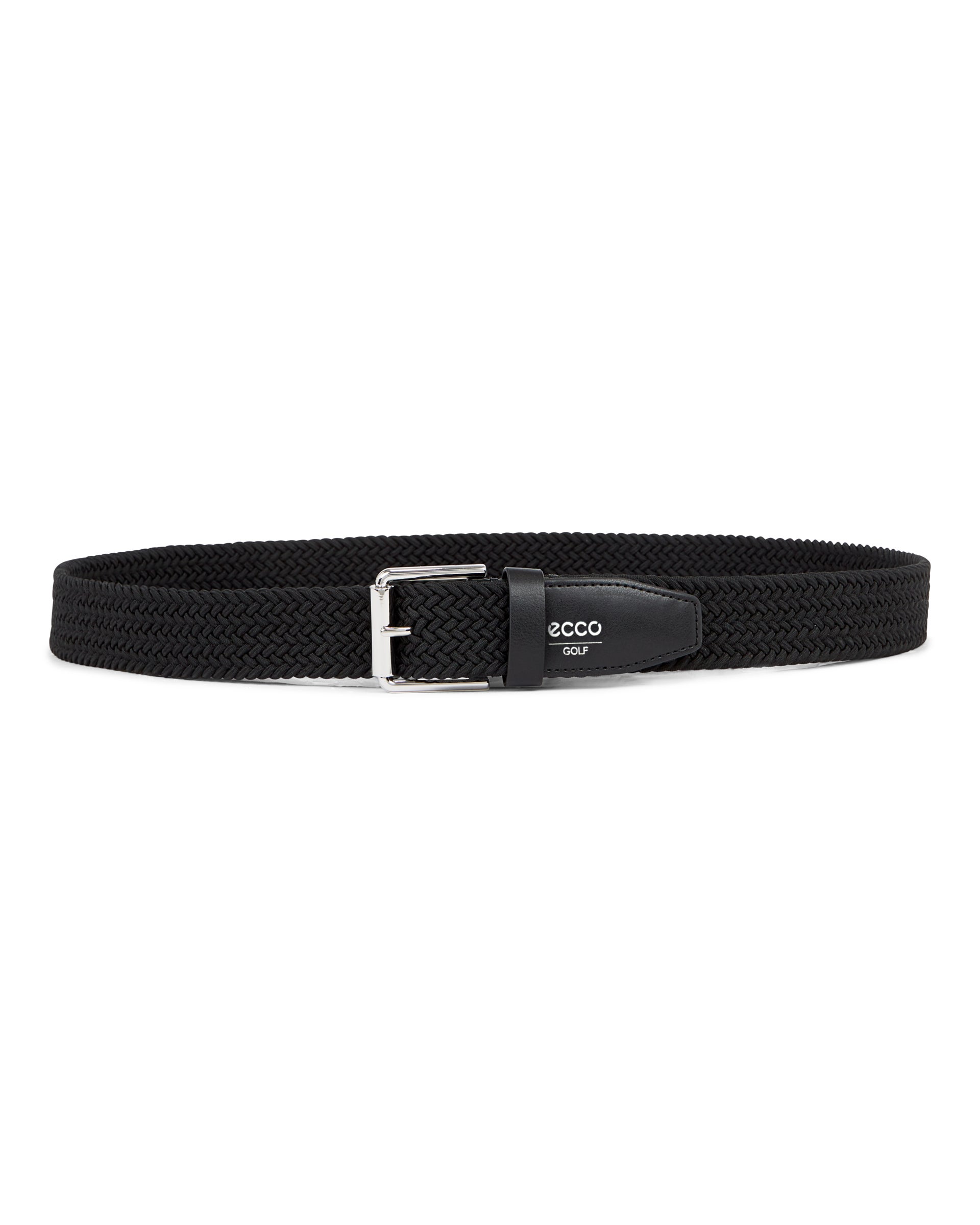 ECCO Belts Golf Braided メンズ テキスタイルベルト - ブラック - Main