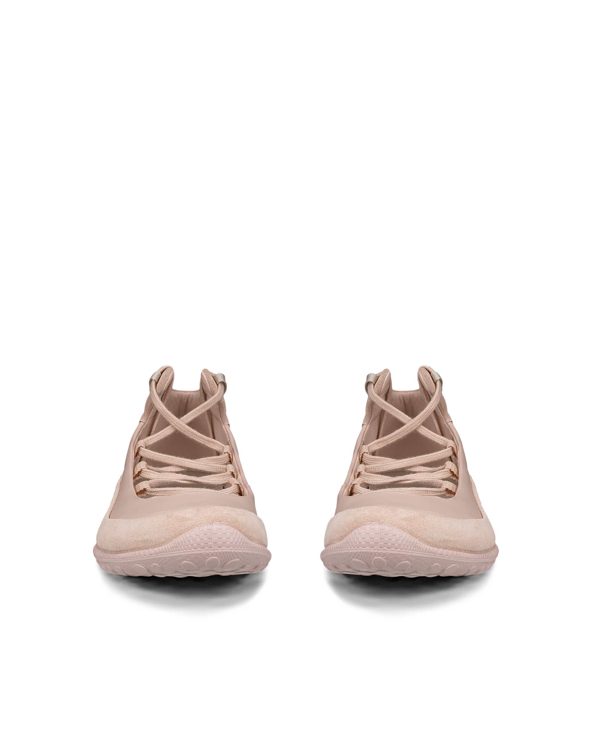 ECCO® BIOM LITE Damen Lederballerina - Rosa - Front pair