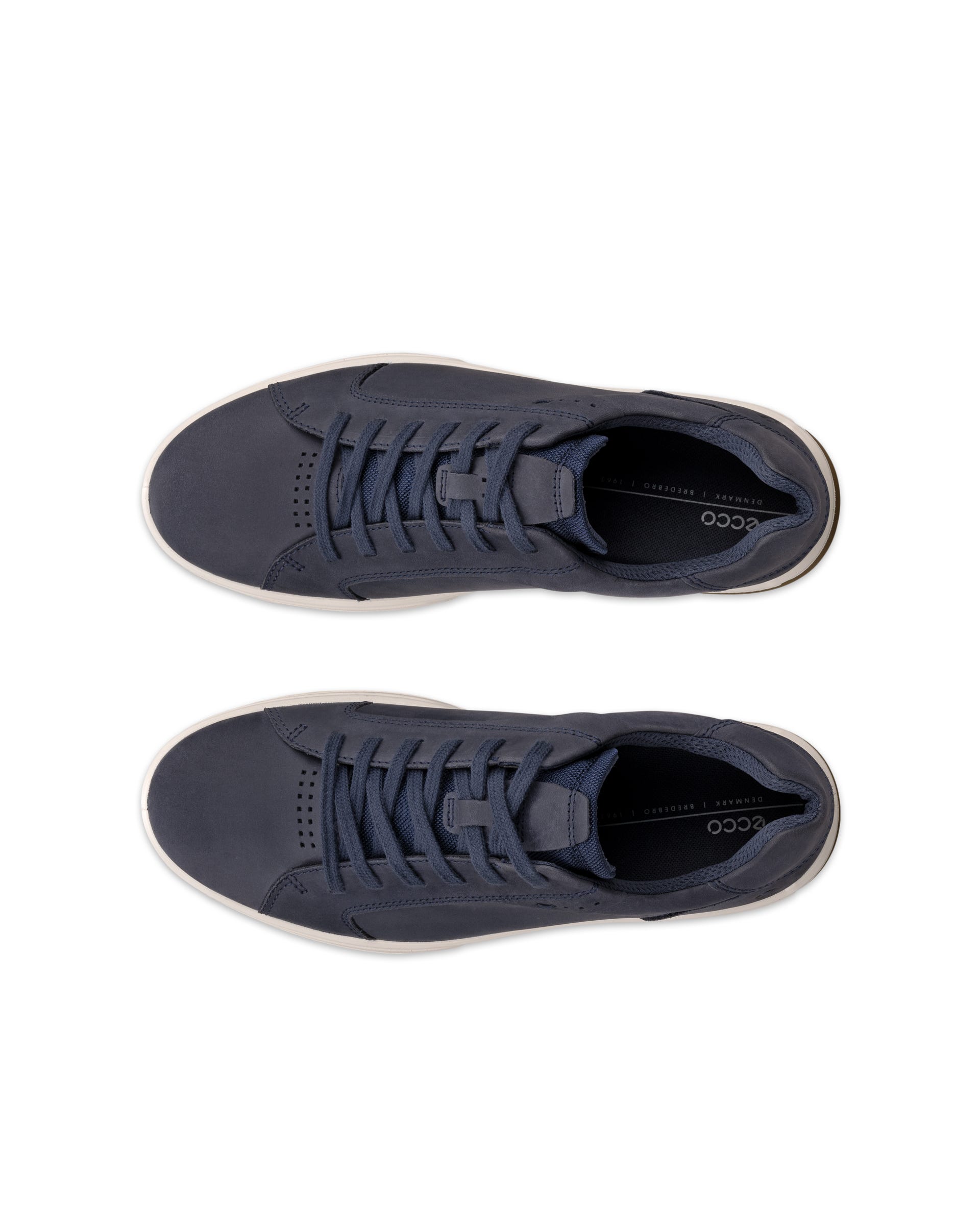ECCO® Byway 2.0 sneakers i nubuck til herrer - Blå - Top left pair
