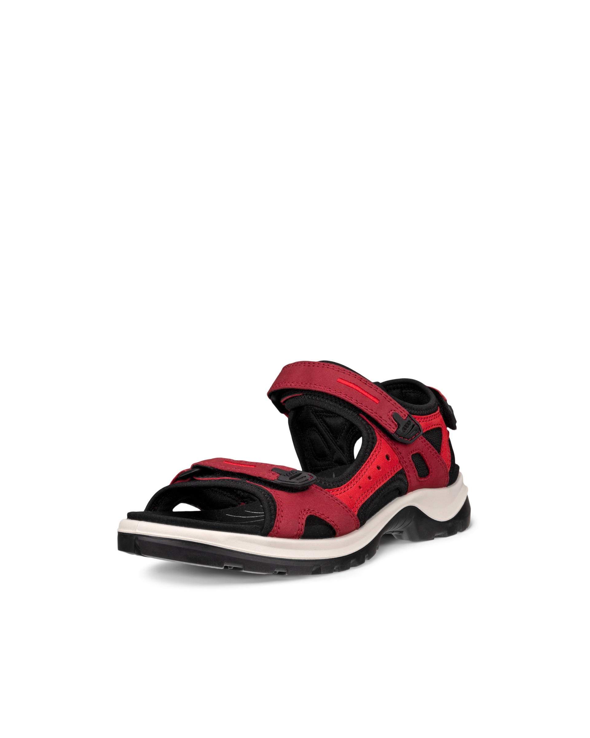 Dámské nubukové outdoorové sandály ECCO® OFFROAD - Červená - Main